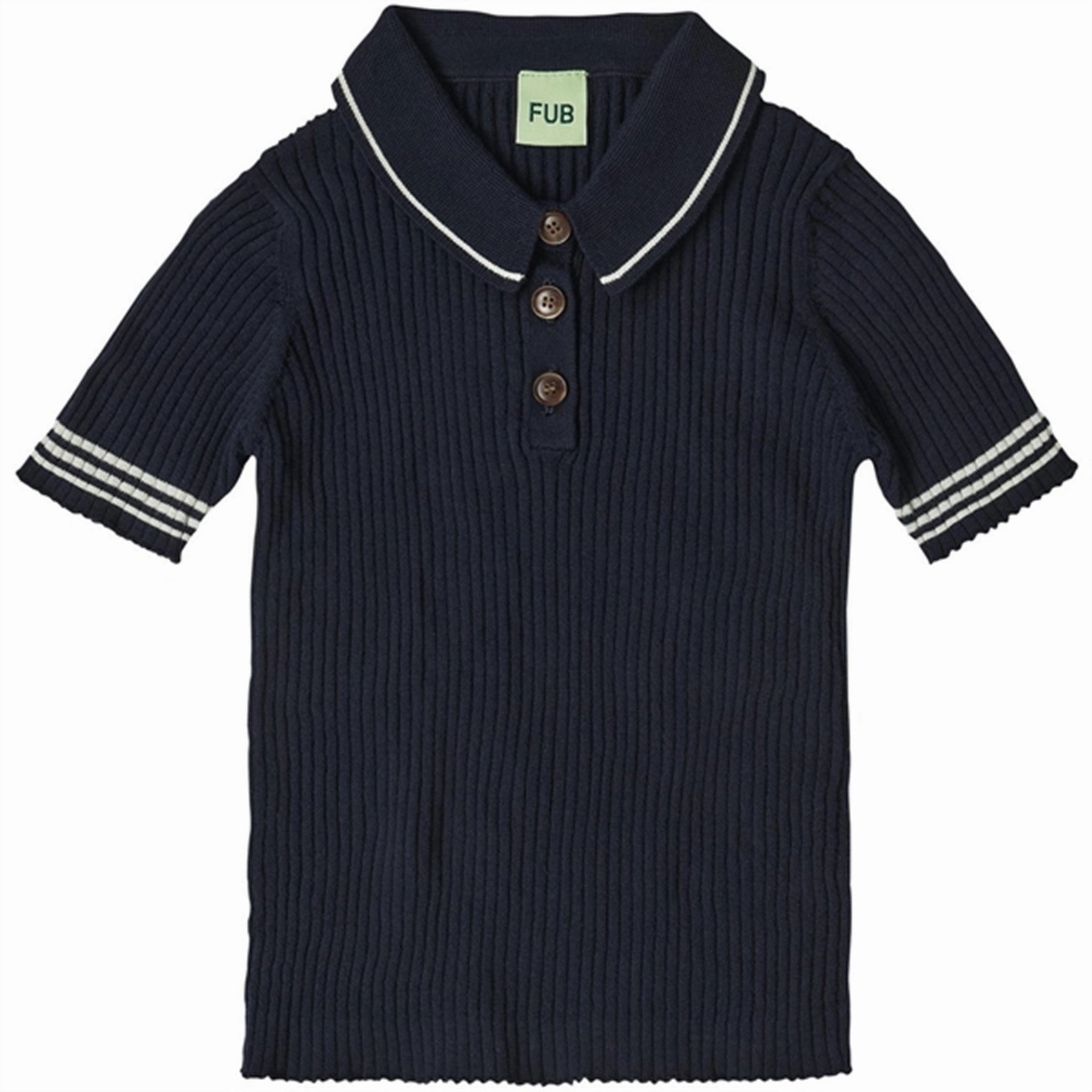 Performance Fabric FUB Dark Navy Polo T-shirt