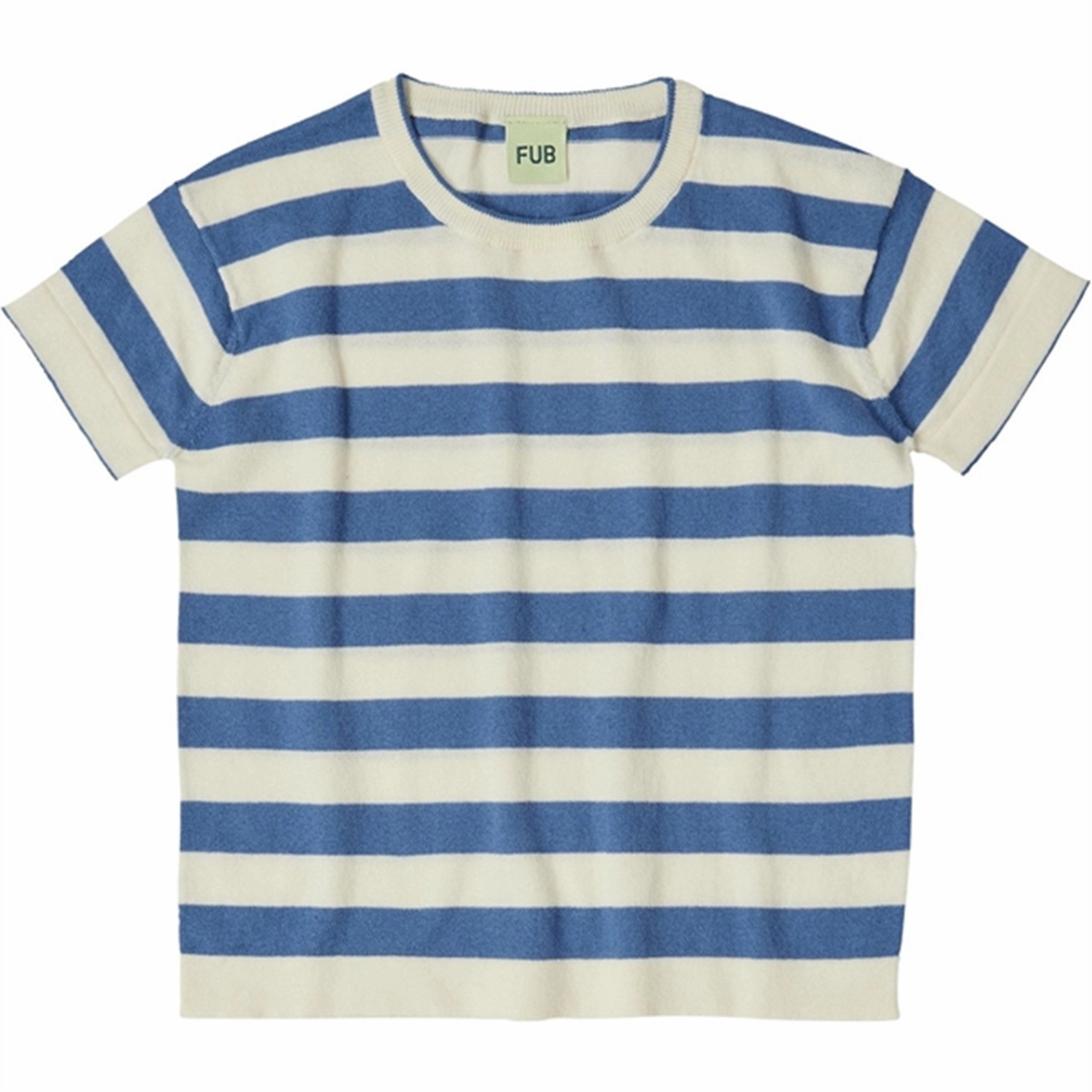 FUB Ecru/Azure T-shirt Spring Wear Minimal Fashion