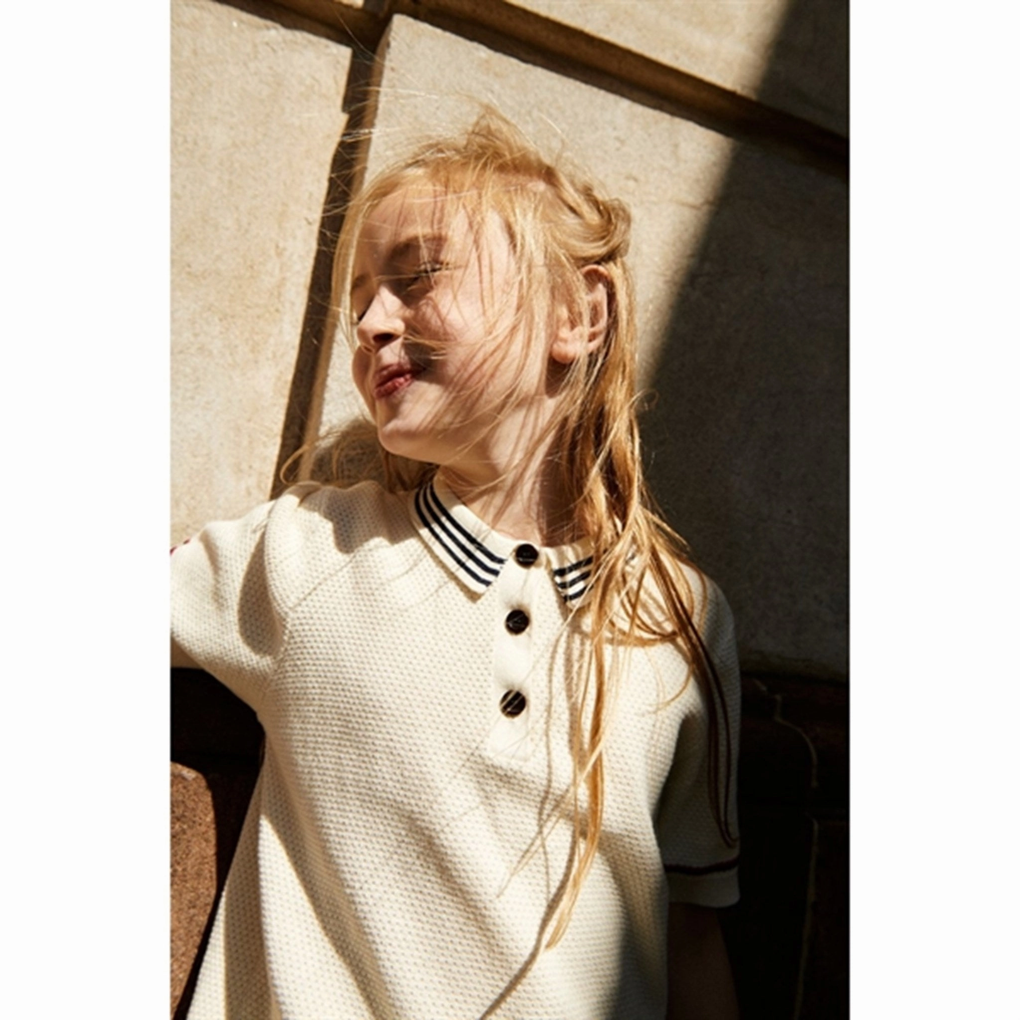 FUB Ecru Polo T-shirt Ventilated Side Panels