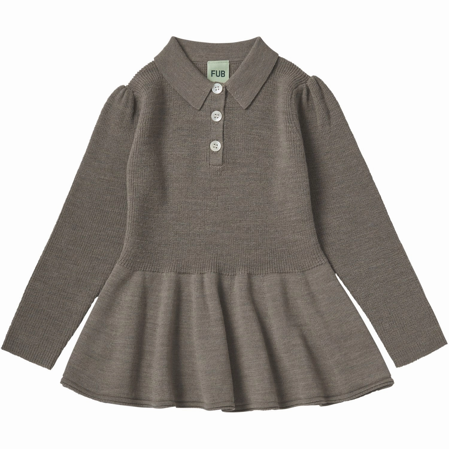 Polished Style FUB Hazel Melange Peblum Tee L/S