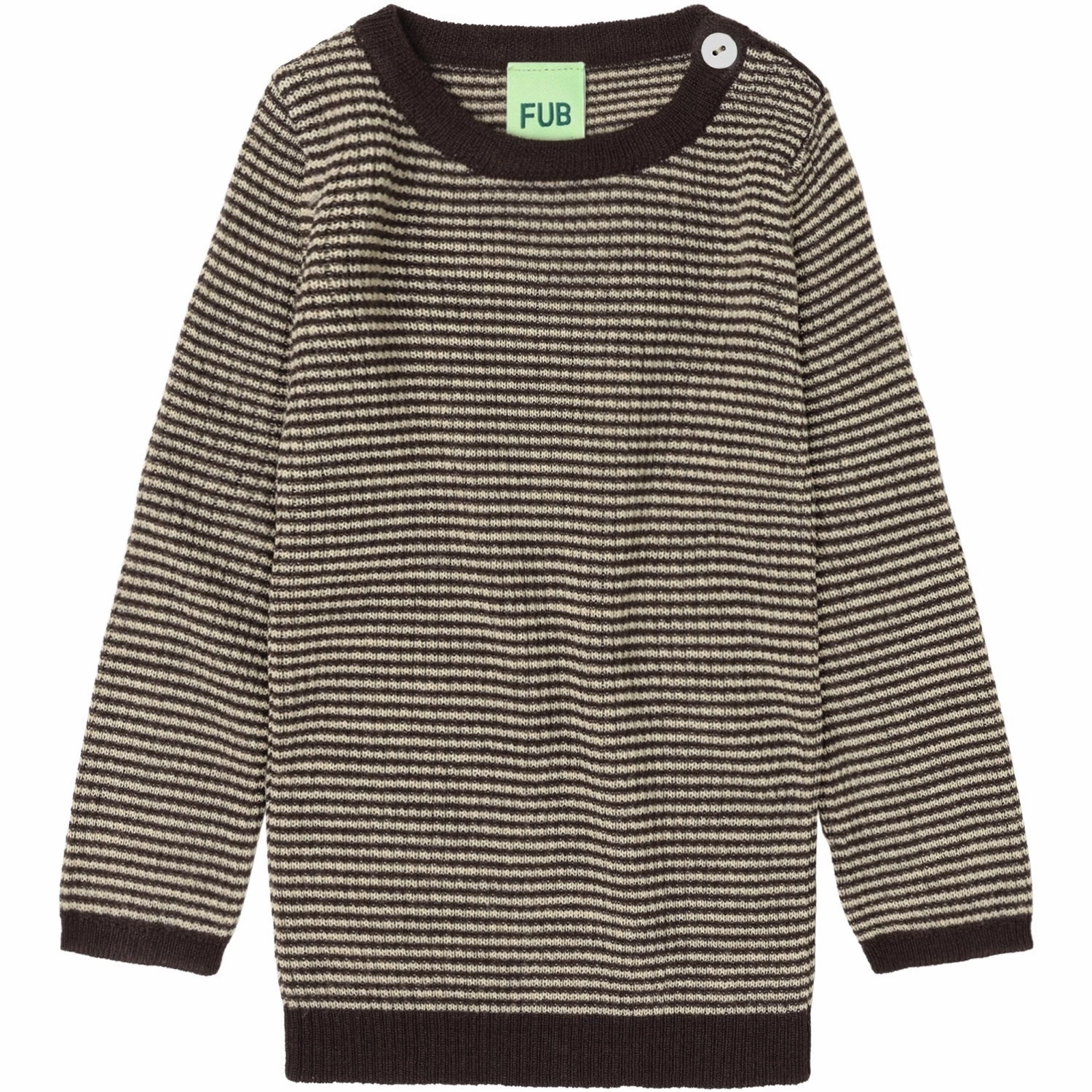 FUB Mocca/Wheat Baby Rib Blouse Versatile Styling