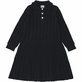 Beach Moment FUB Pointelle Dress Dark Navy