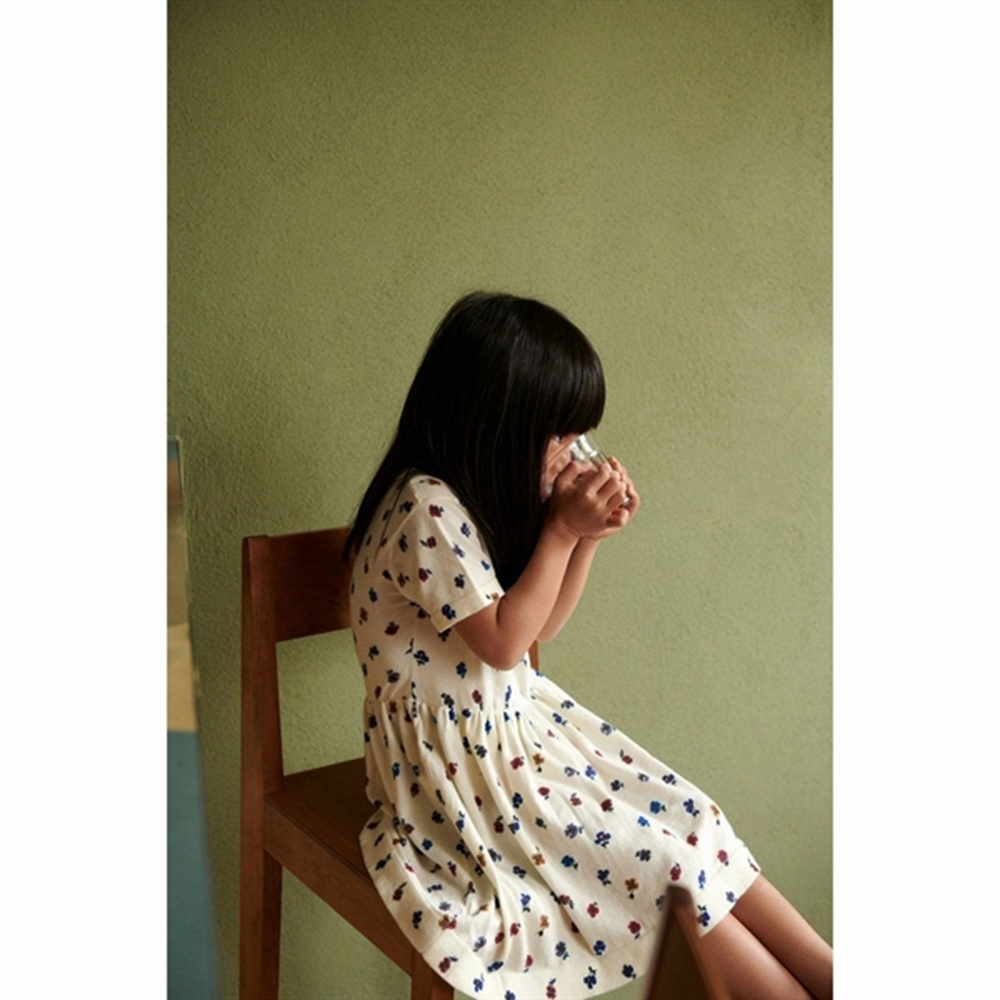 FUB Printed Dress Ecru/Flower vacation look