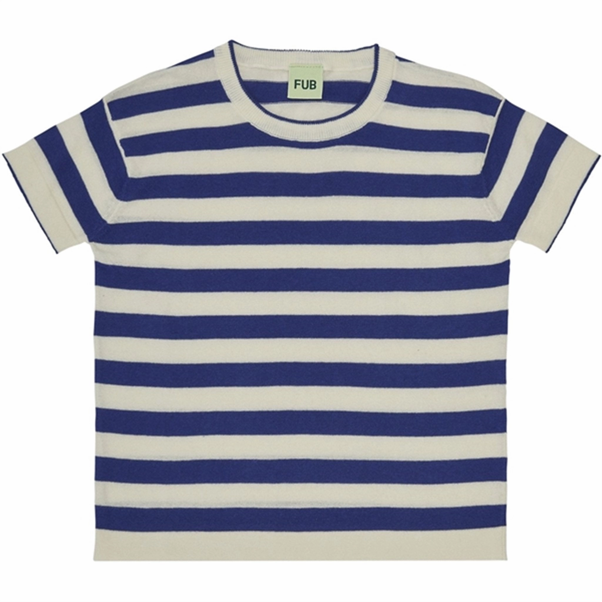 BioBased Fibers FUB T-Shirt Ecru/Cobolt