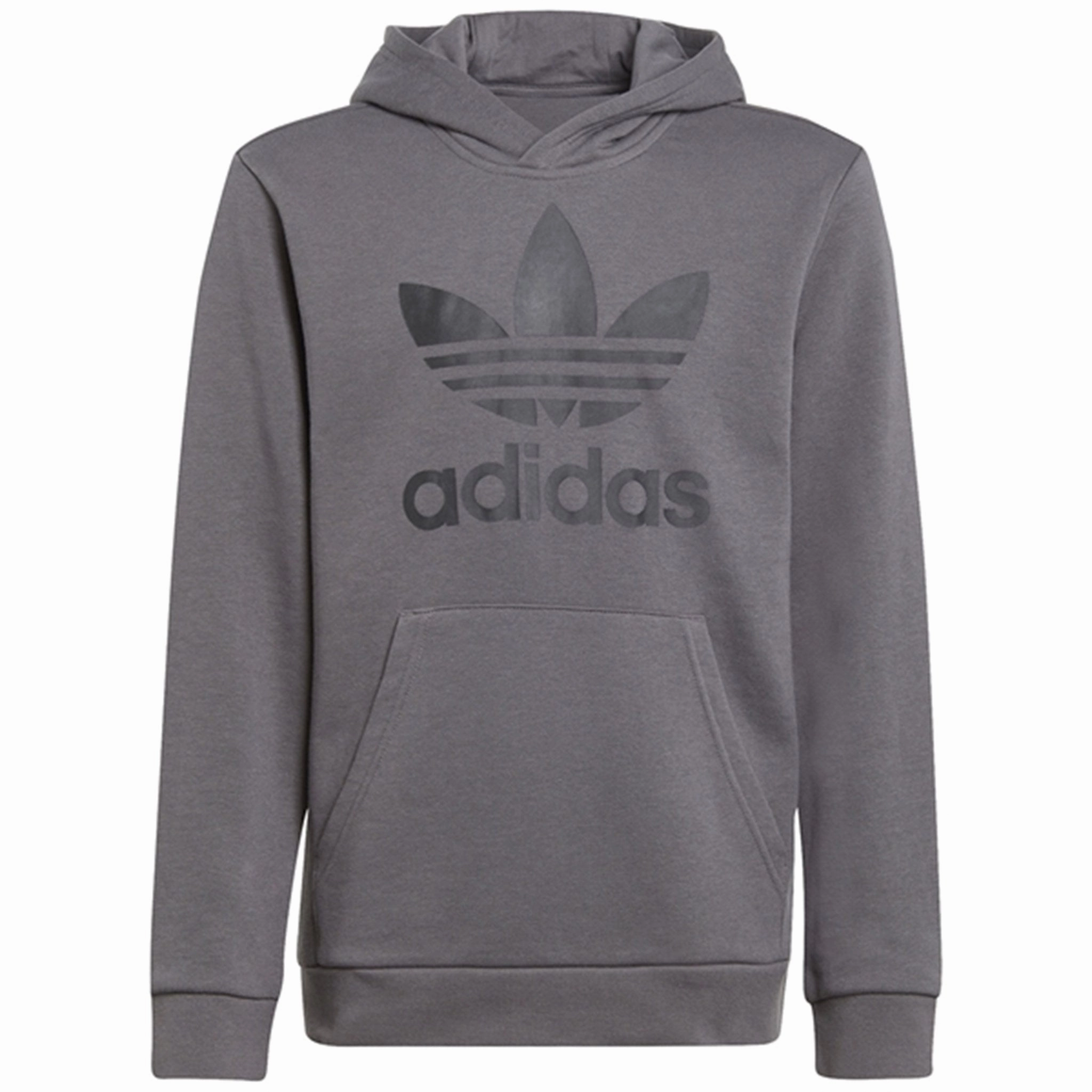 Outdoor Style Minimalist Look adidas Originals Grey Trefoil Hoodie