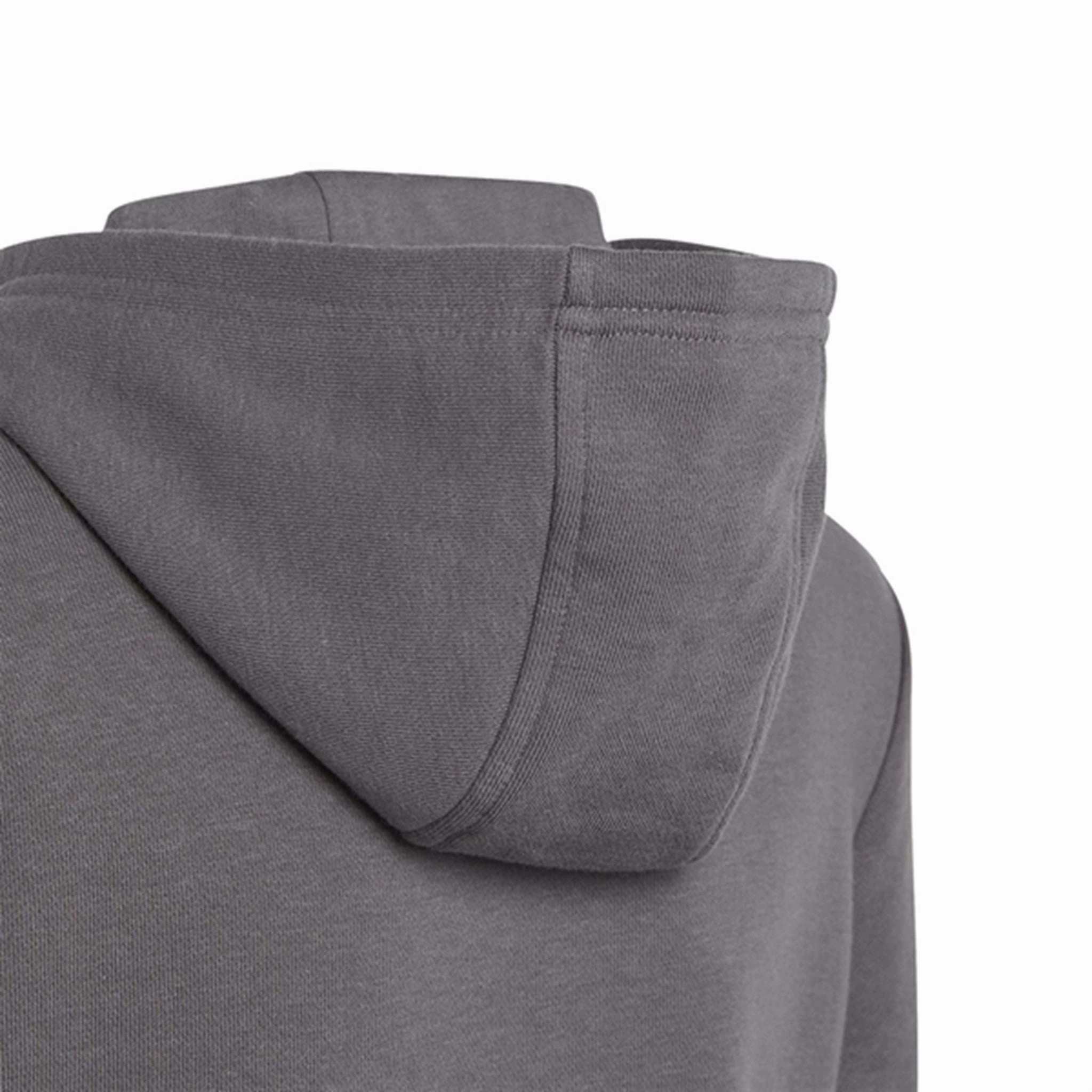 adidas Originals Grey Trefoil Hoodie colorful half zip