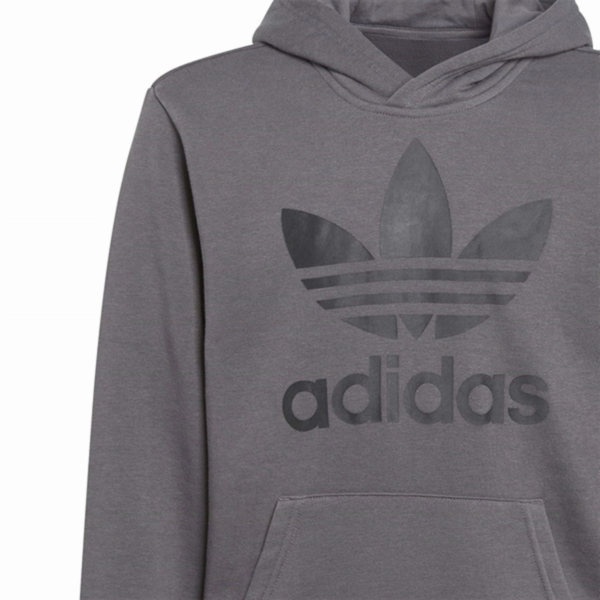 Sustainable Choice Gym Wear adidas Originals Grey Trefoil Hoodie