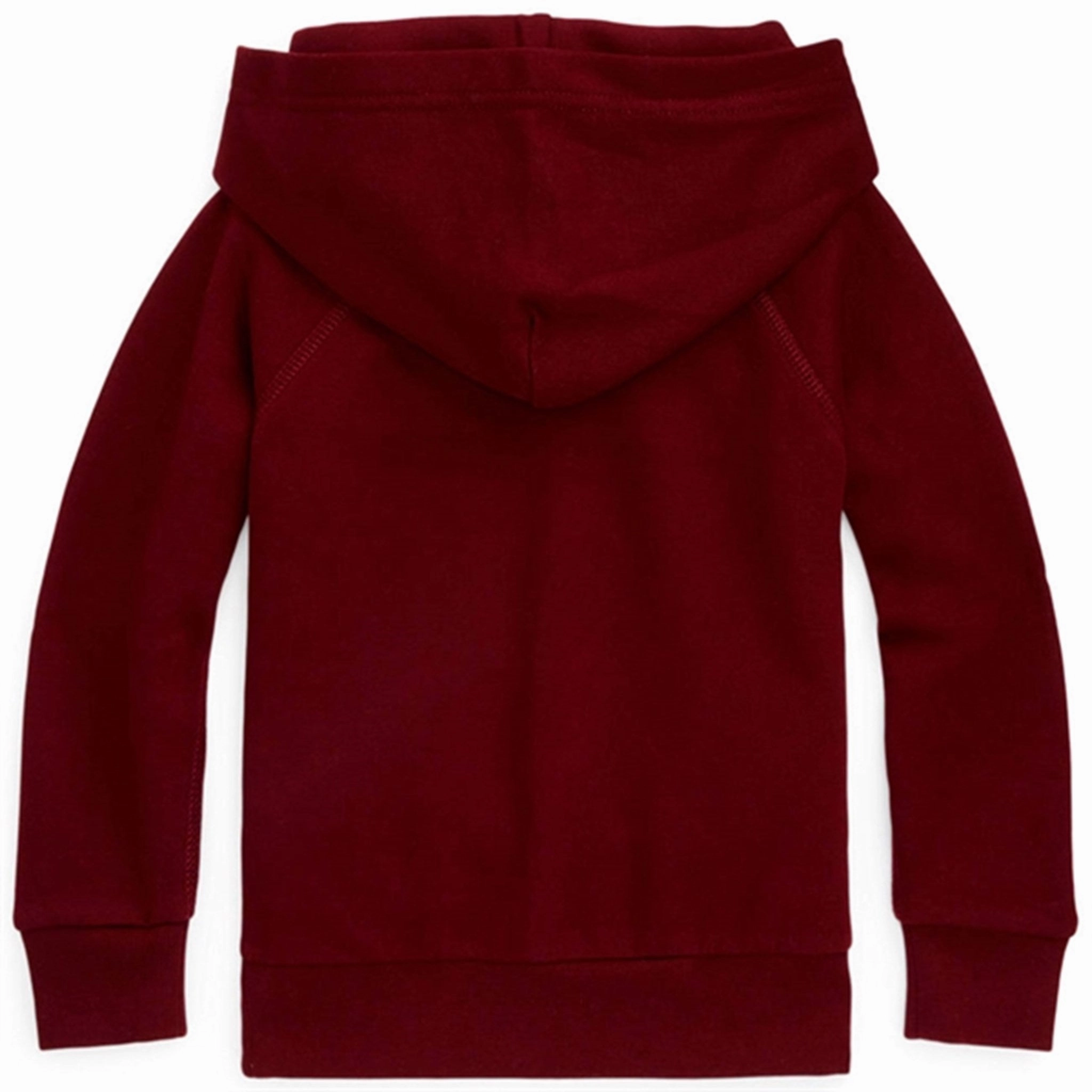 Masculine style Compact Weave Polo Ralph Lauren Girl Hoodie Harvard Wine