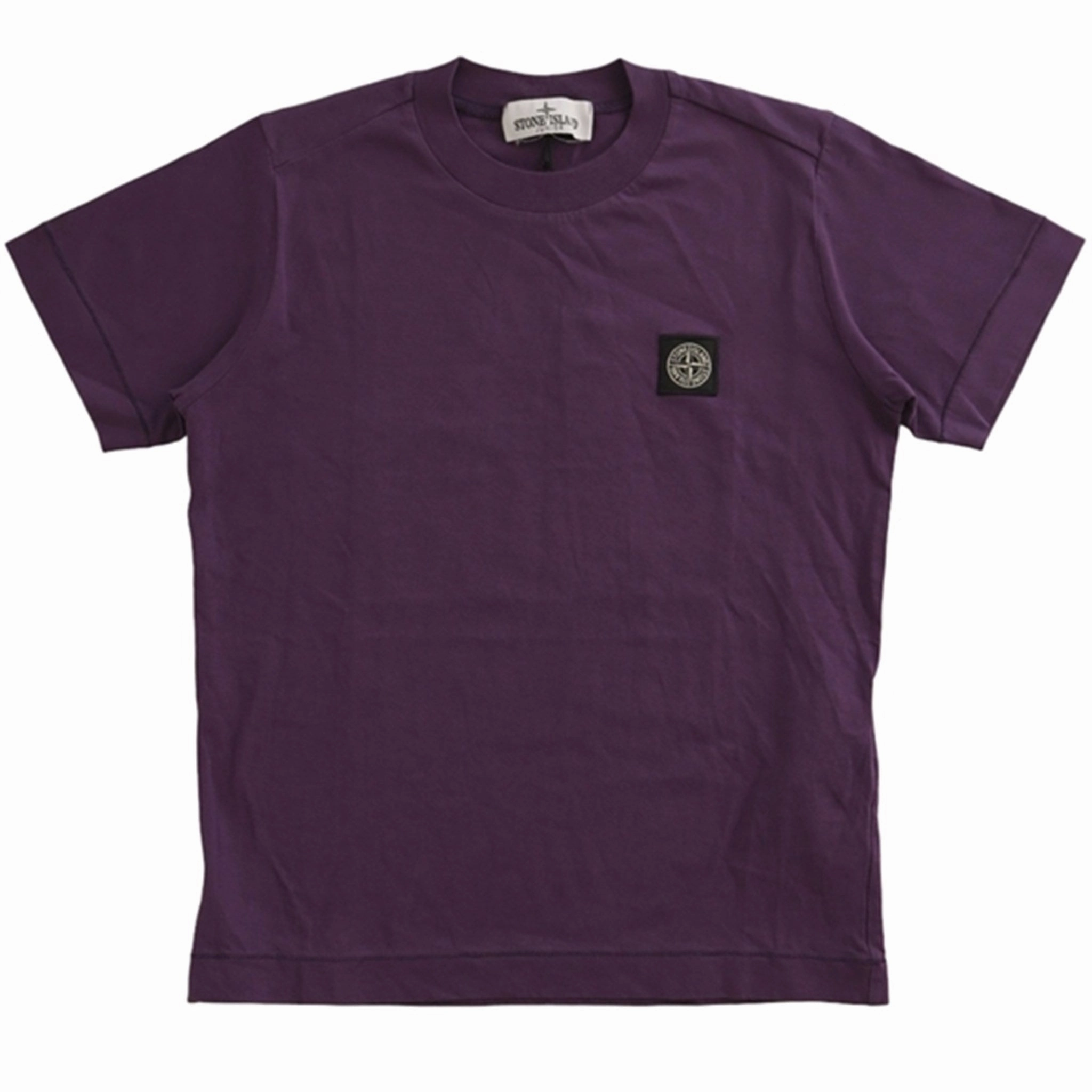 Oeko Tex Certified Athletic Fit Stone Island T-Shirt Purple