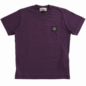 Side Vent Design shopping Stone Island T-Shirt Purple