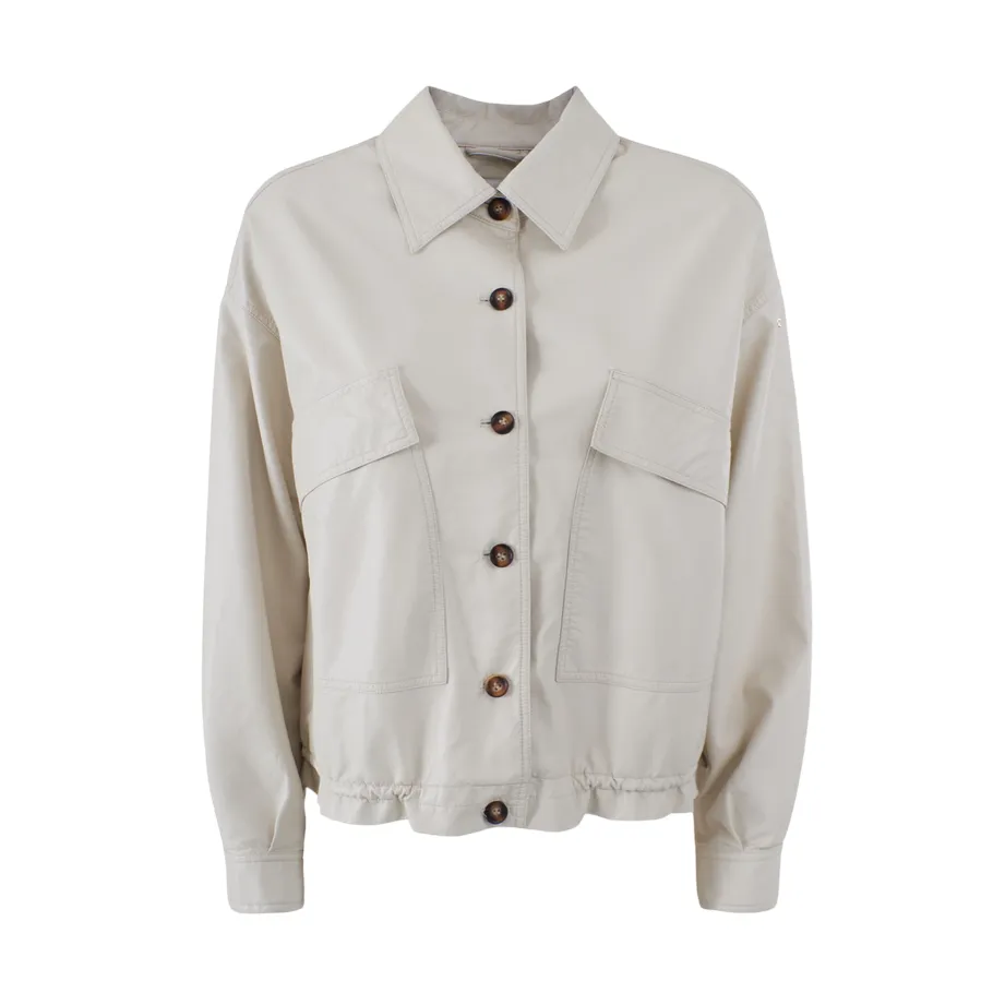 size - inclusive Yes Zee giubbino corto da donna J410 KY00 ecru