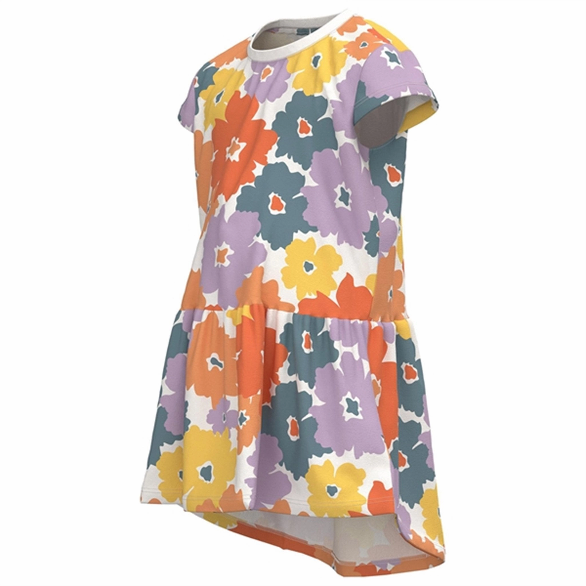 Name it White Alyssum Flower AOP Vigga Dress Romance Glow