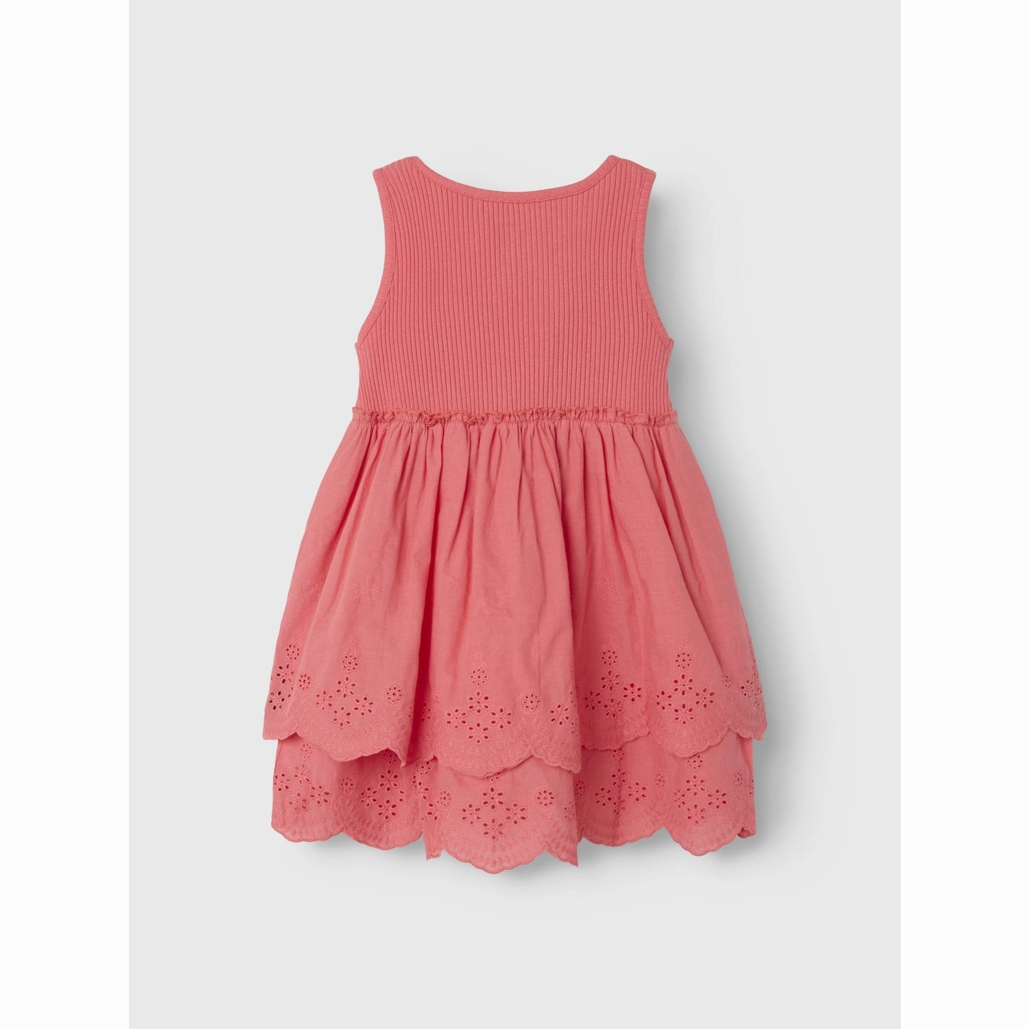 Polished Design Scalloped-Edge Name It Spiced Coral Halina Dress