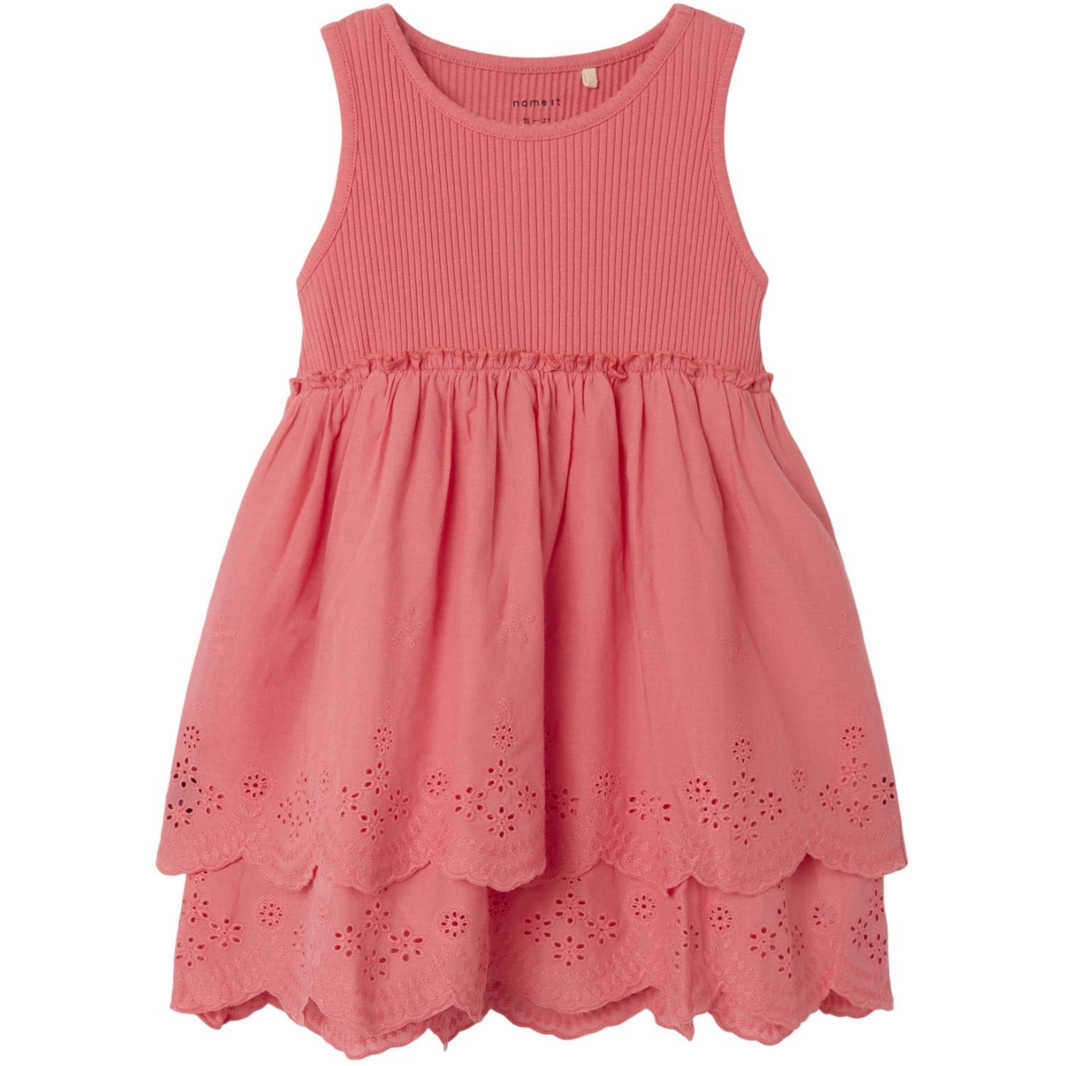 Interchangeable-Detail Name It Spiced Coral Halina Dress