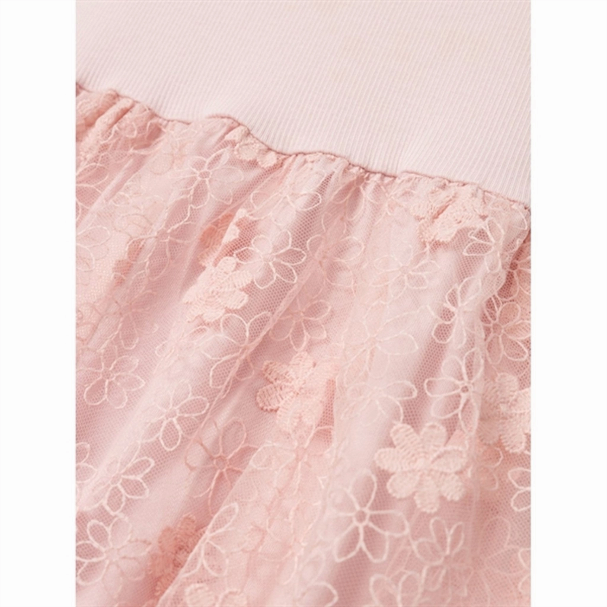 Name it Parfait Pink Fika Dress DoubleLayeredMaterial Clean Edge