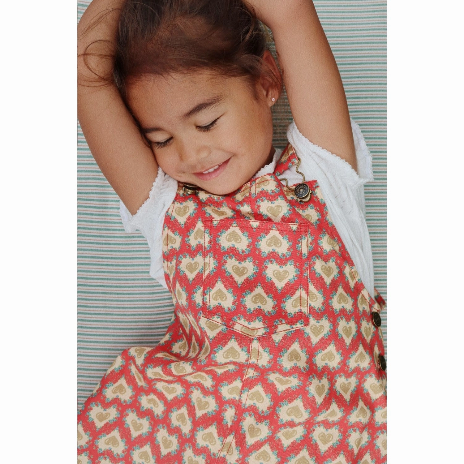 Konges Sl?jd Felice Frankie Overall Dress Gots Breathable fabric