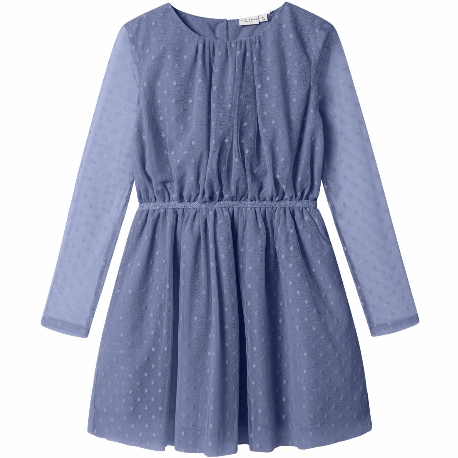Name It Blue Ice Nkfvabos Ls Dress Noos Padded-Bust Vibe Choice