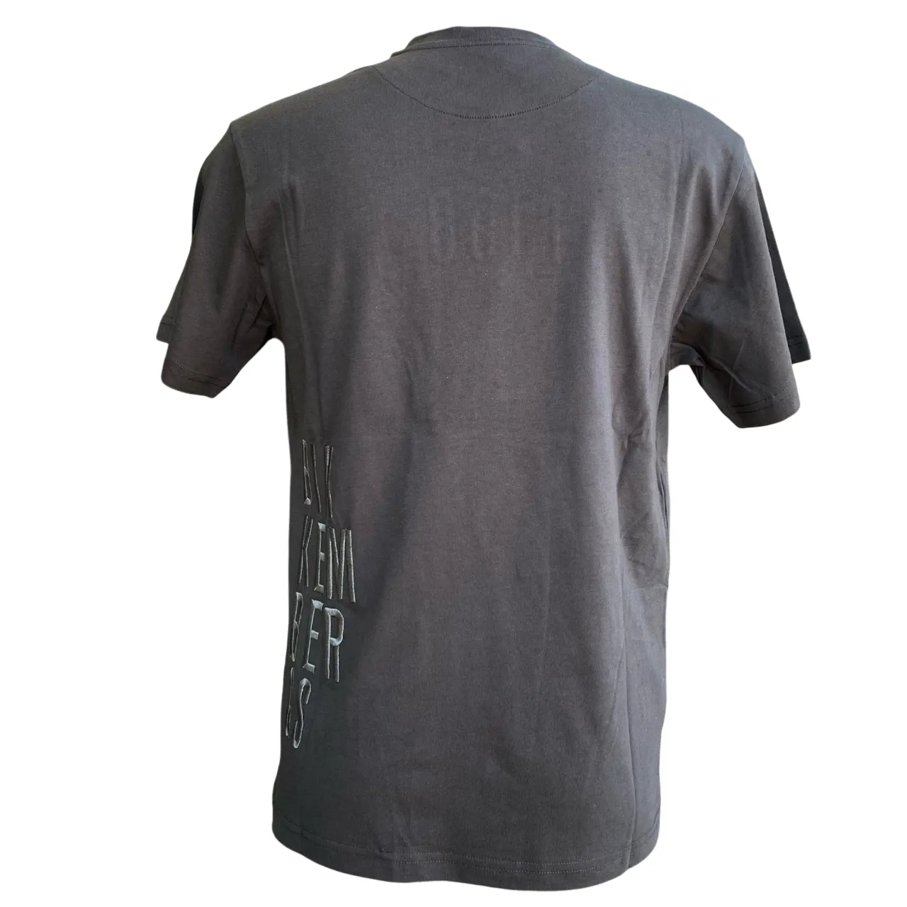 Premium Material Bikkembergs maglietta manica corta da uomo con ricamo 1998 BMT0904 8001 nero