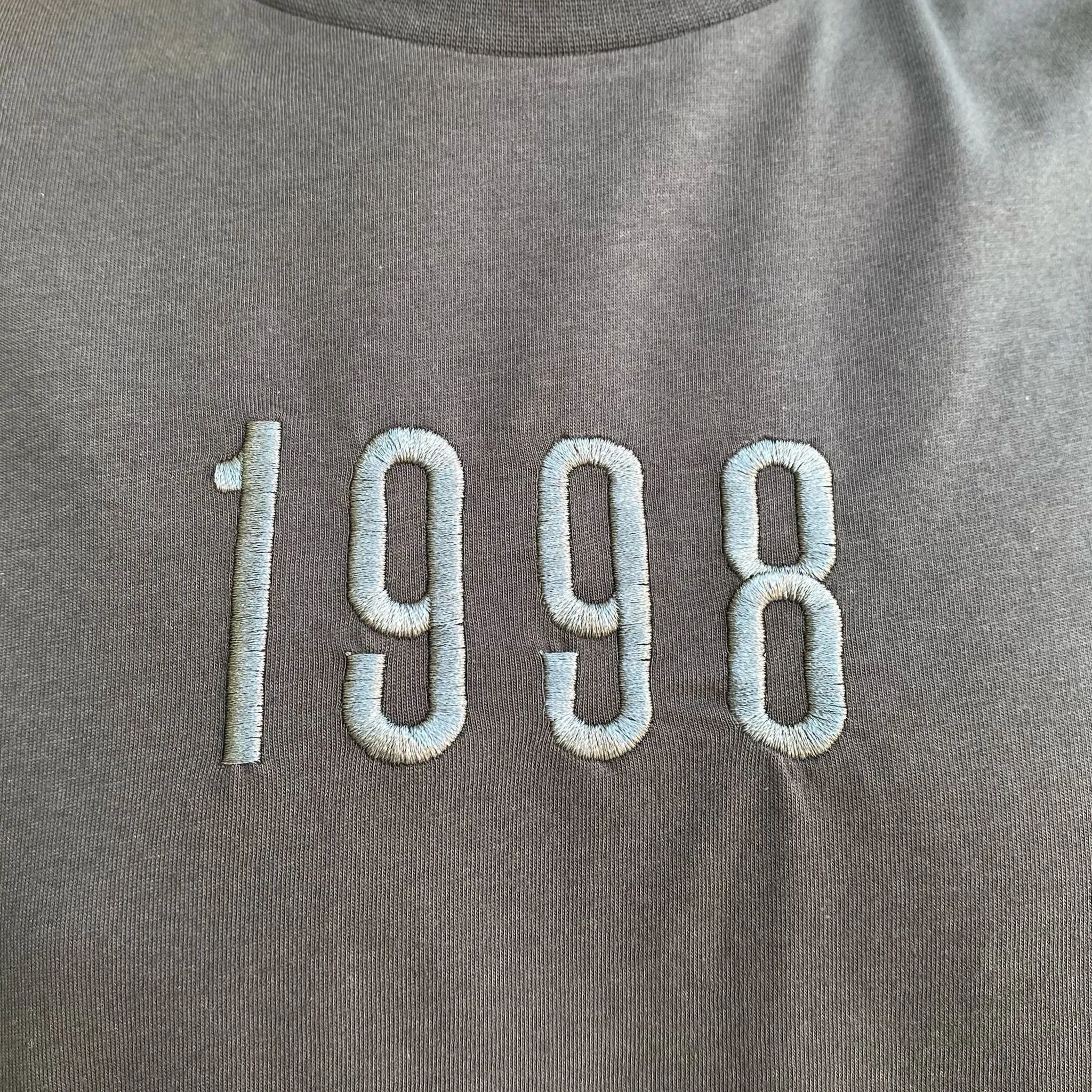 Bikkembergs maglietta manica corta da uomo con ricamo 1998 BMT0904 8001 nero Casual Fashion