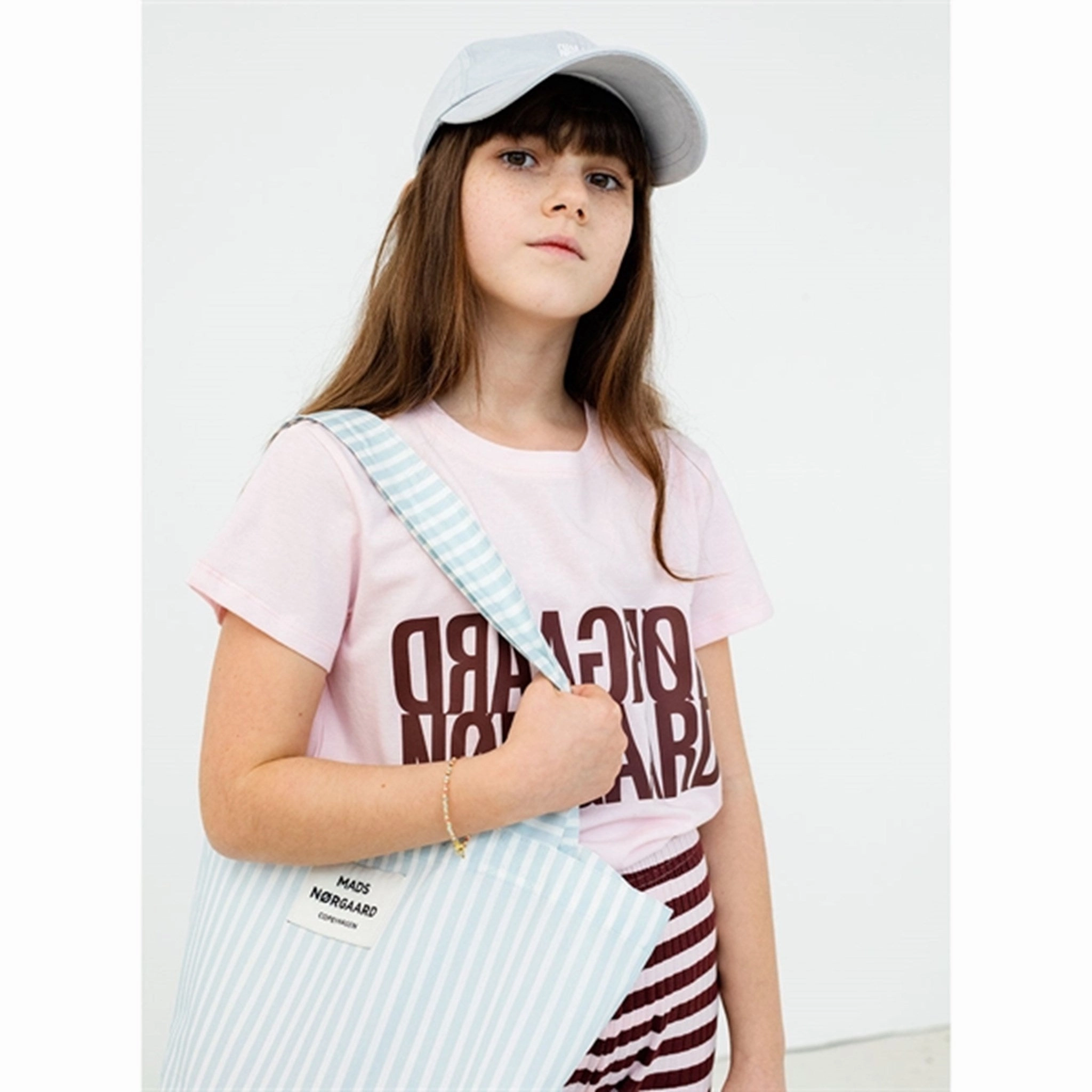 Colorfast Dye Mads N?rgaard Single Organic Tuvina T-Shirt Blushing Bride