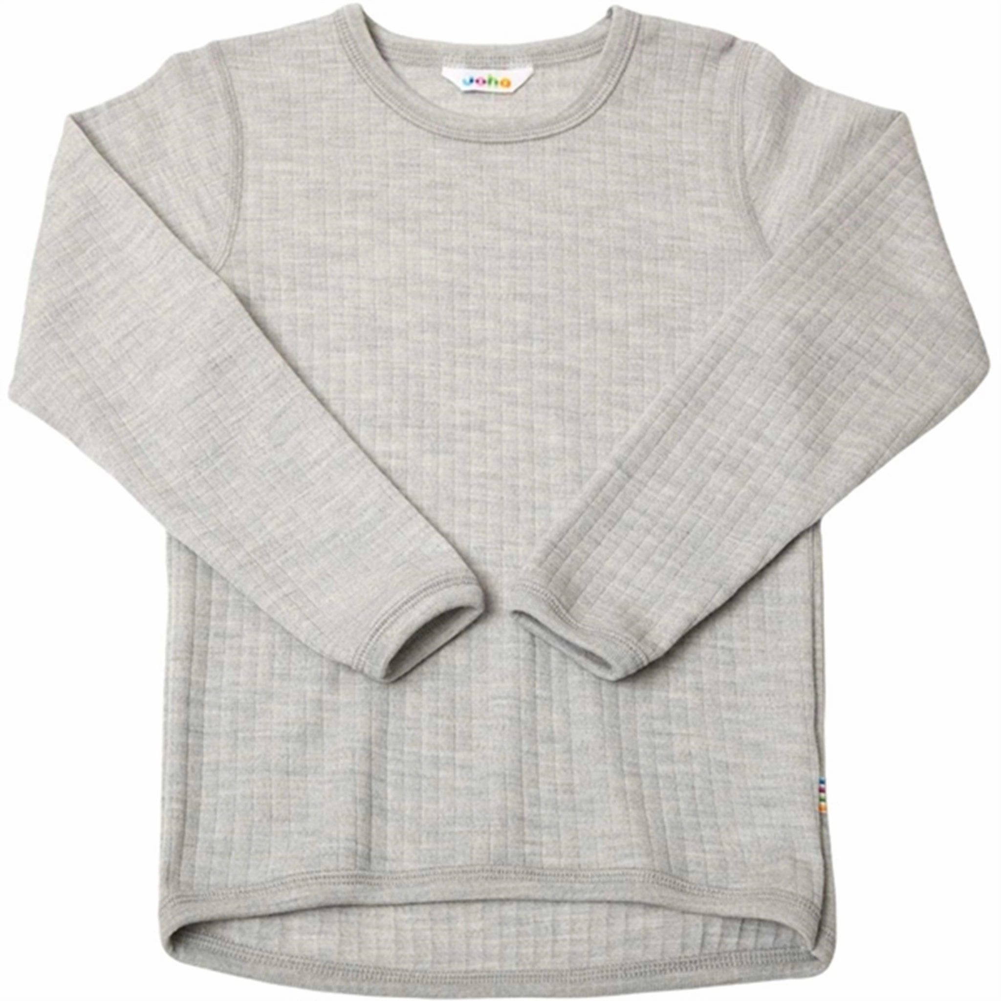 Non Irritating Seams Joha Wool Silver Melange Shirt