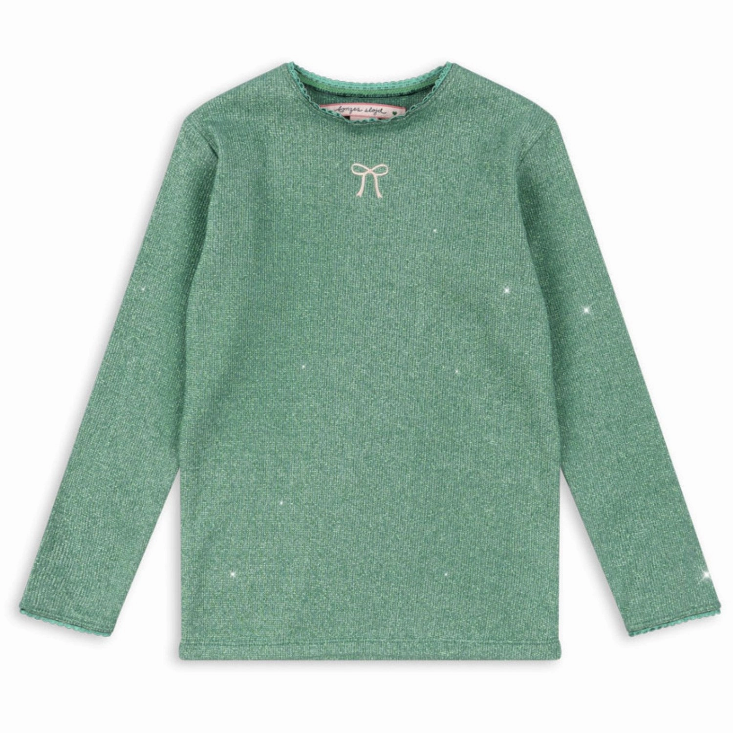Konges Sl?jd Bottle Green Roli Blouse Eco-Friendly Choice
