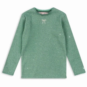 Konges Sl?jd Bottle Green Roli Blouse Eco-Friendly Choice
