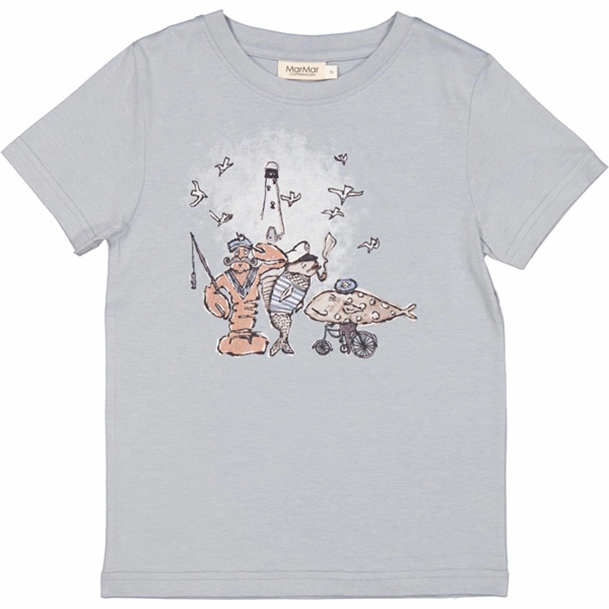 MarMar Blue Stone Ted T-shirt Bohemian