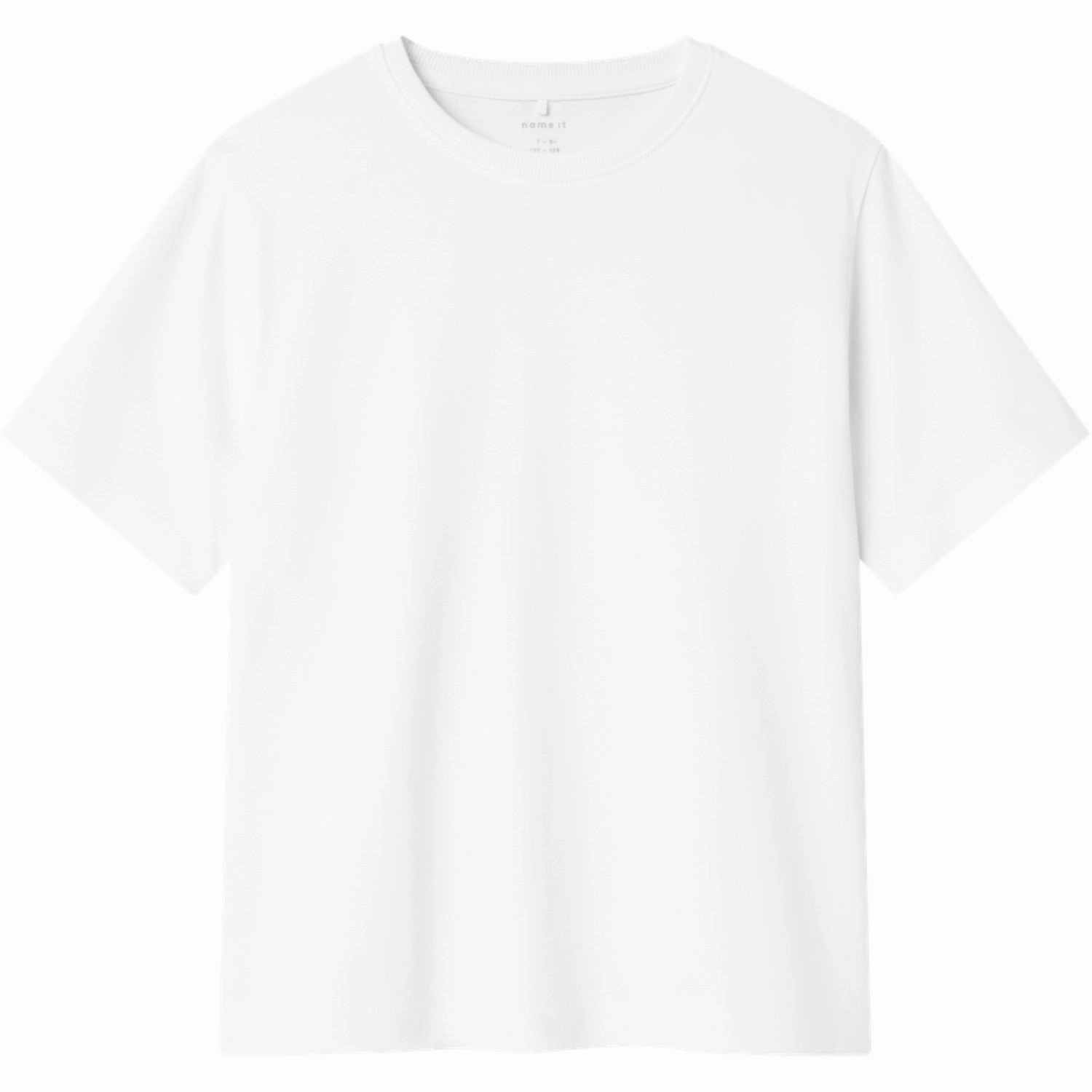 Name It Bright White Grega Regular T-Shirt Noos VintageWashEffect
