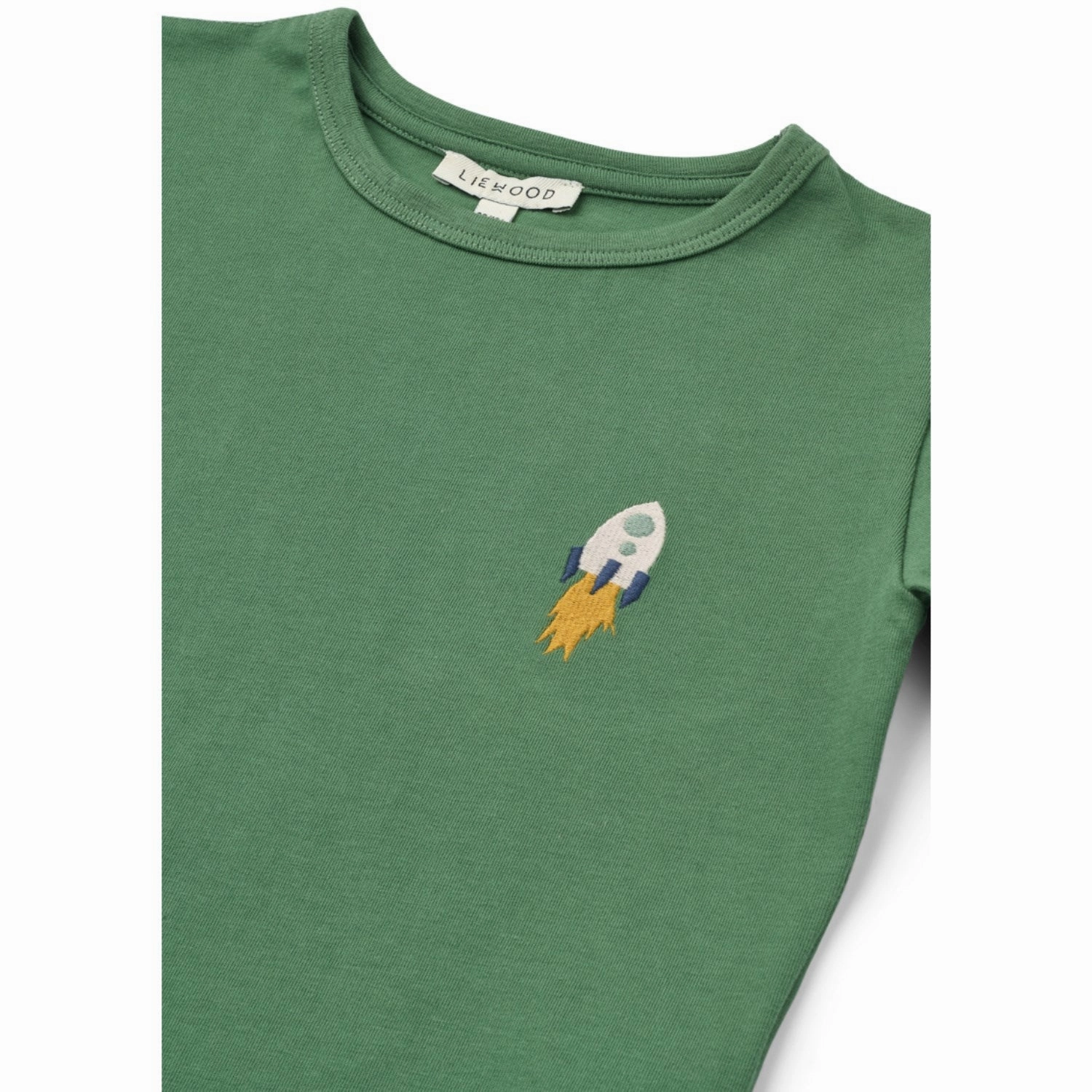 LIEWOOD Love My Planet / Dusty Ivy Multi Mix Apia Placement Longsleeve T-Shirt Smart Casual Professional Look