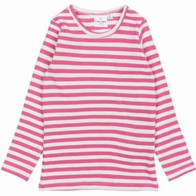 networking event Wrinkle-Free THE NEW Siblings Ibis Rose Striped Fro L_S Rib Tee