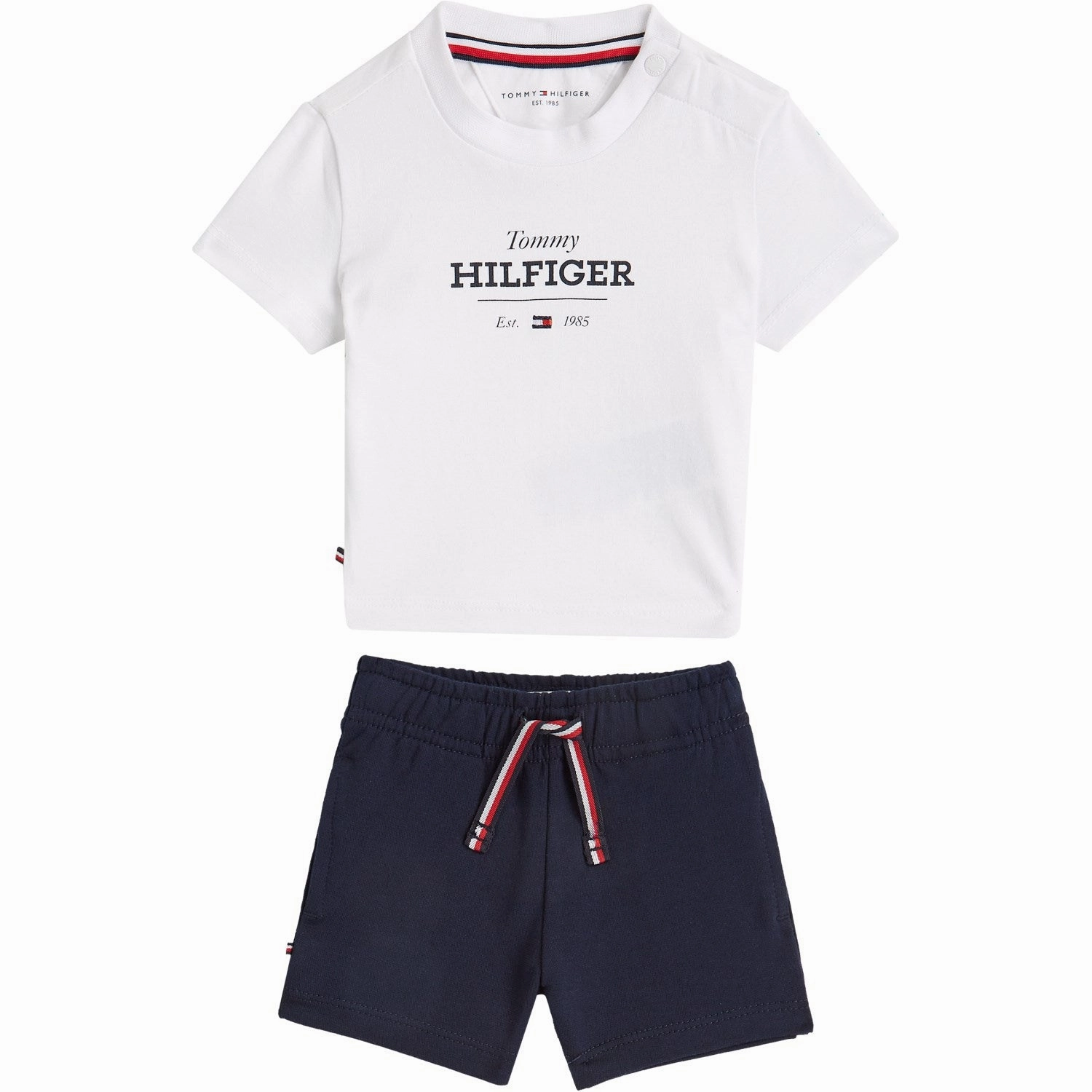 swim shorts Tommy Hilfiger Dark Night Navy Monotype Tee And Short Set