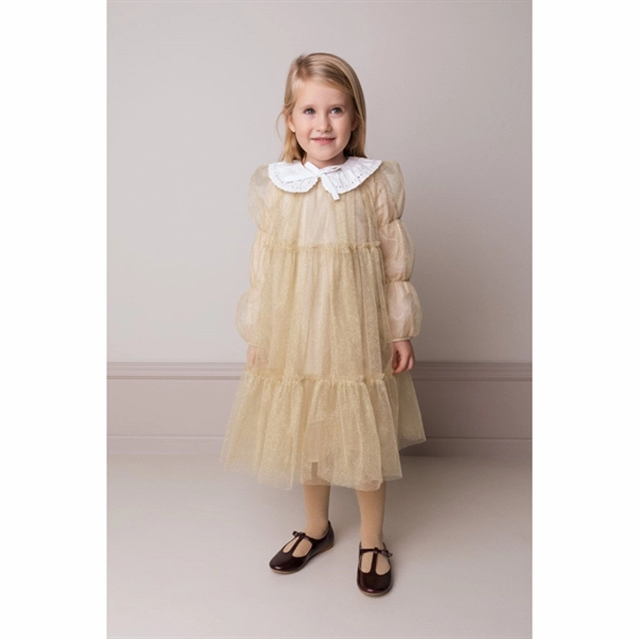MarMar Gold Drew Ballerina Dress Tailored Layers Love Soft