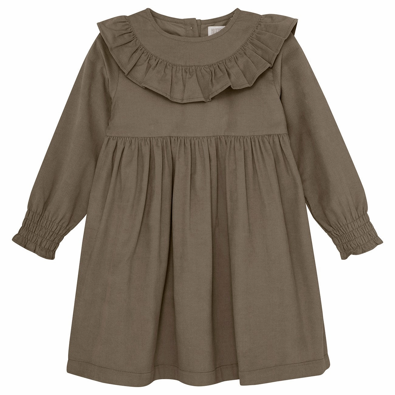 Minimal Design Bright Colors Huttelihut Morel Dress Corduroy