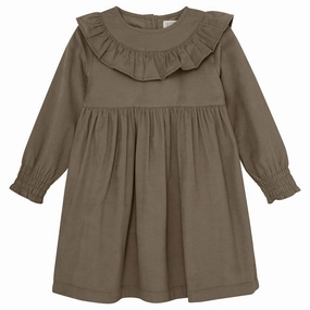 Minimal Design Bright Colors Huttelihut Morel Dress Corduroy