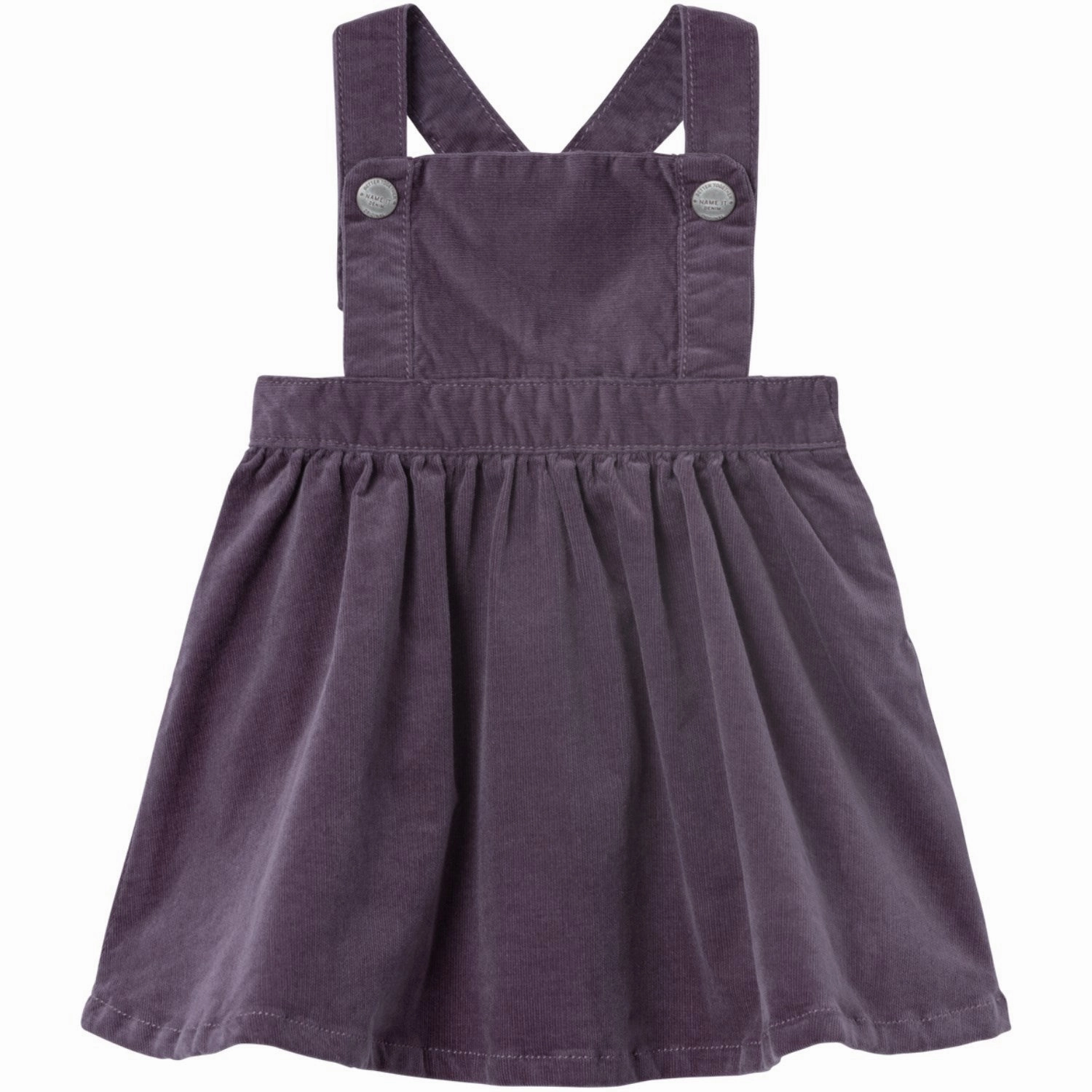 Name It Arctic Dusk Agnes Corduroy Bibskirt Cozy Base Pose Glow