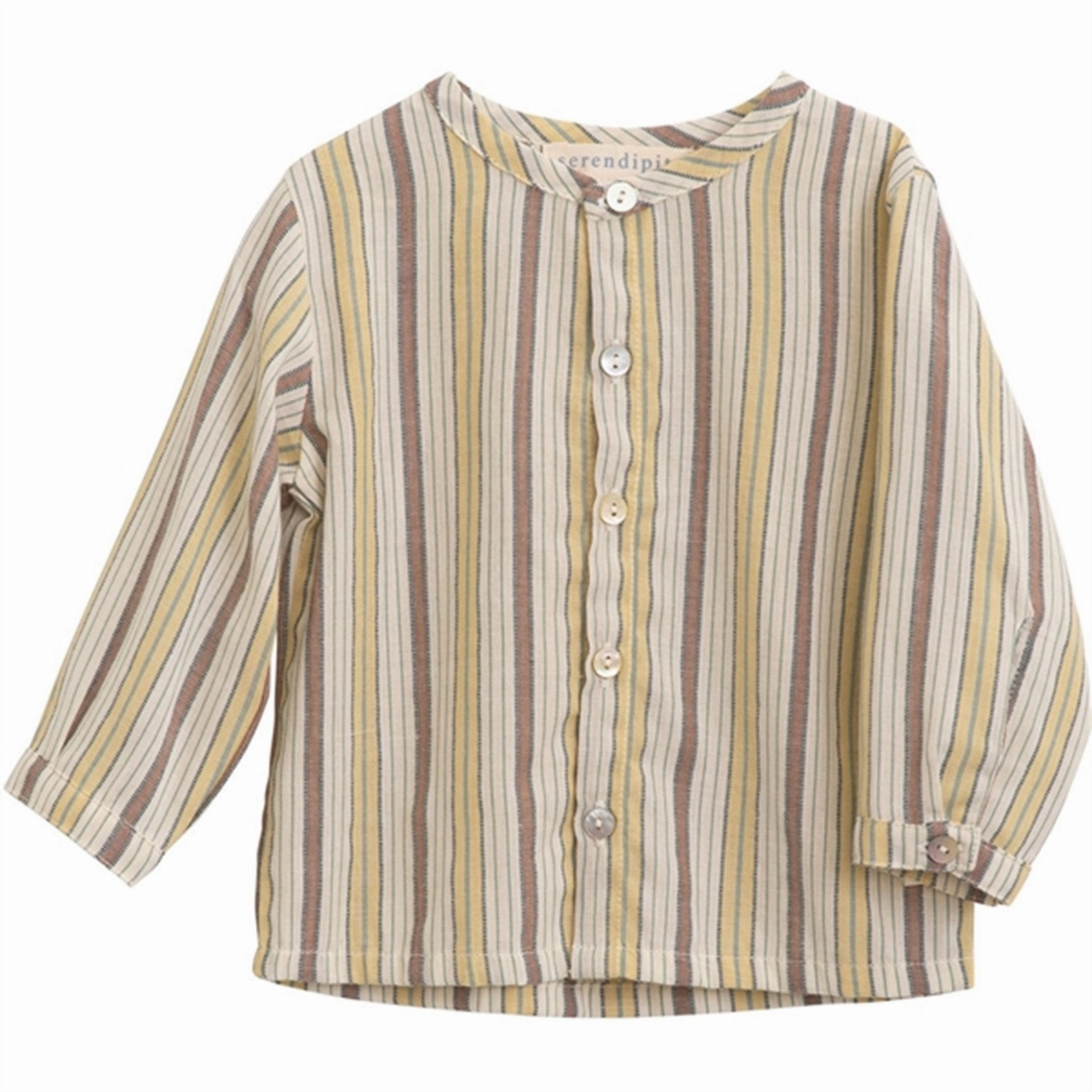 Tailored Fit Slim Silhouette Serendipity Misty Stripes Baby Shirt