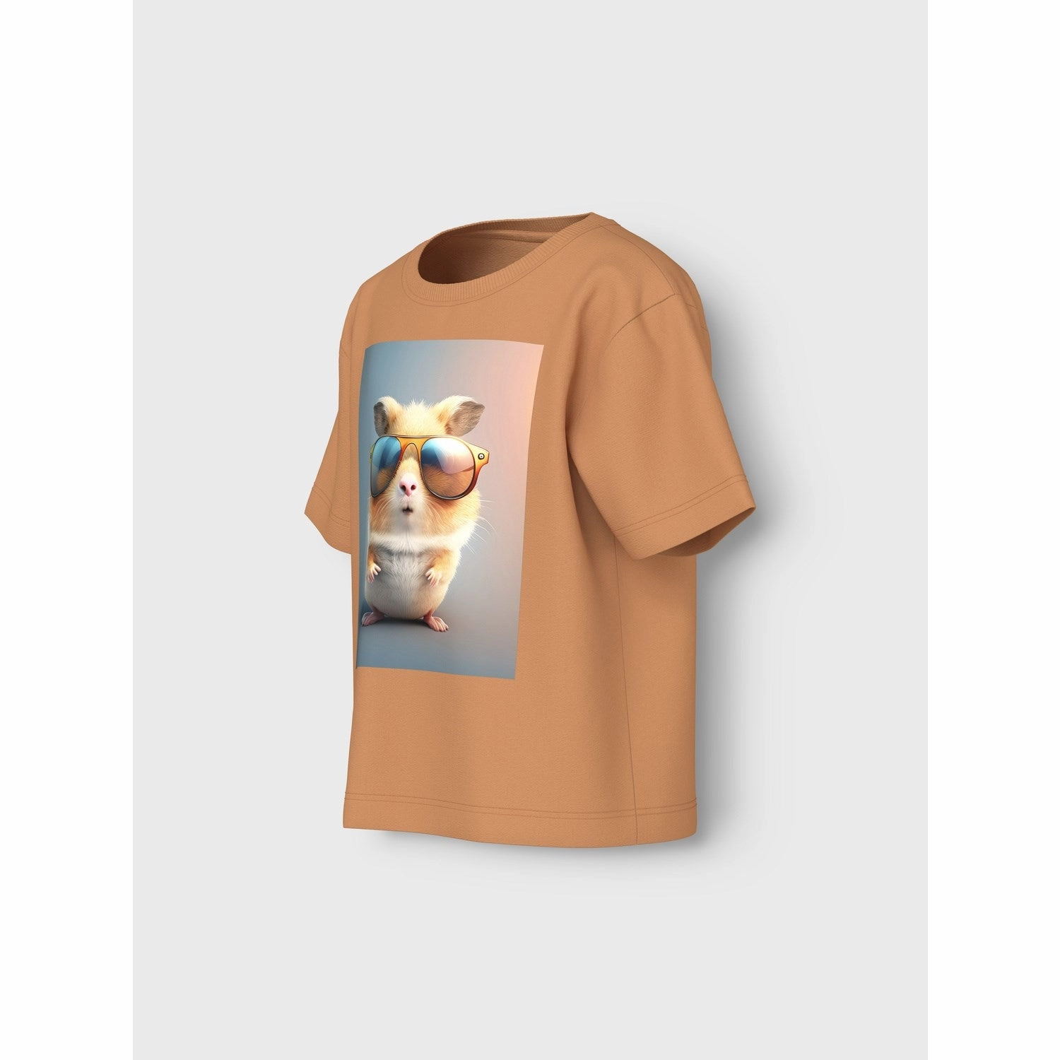 Light Style Trend Sporty Layer Look Name It Gold Earth Hamster Voto Regular T-Shirt