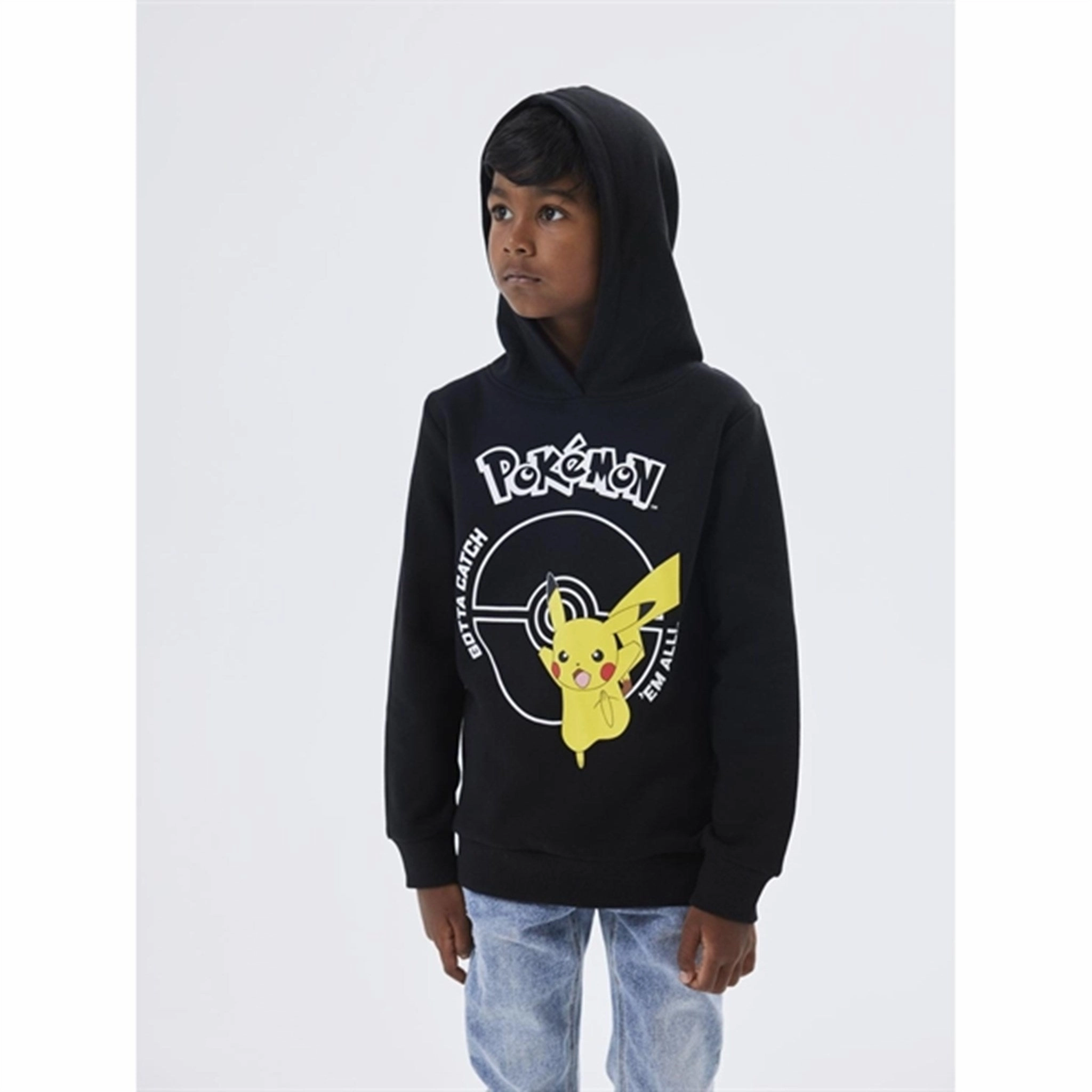 Name it Black Noscar Pokemon Sweatshirt Noos Ergonomic Armholes