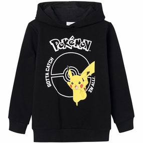 Name it Black Noscar Pokemon Sweatshirt Noos Daily Apparel Contemporary Fashion