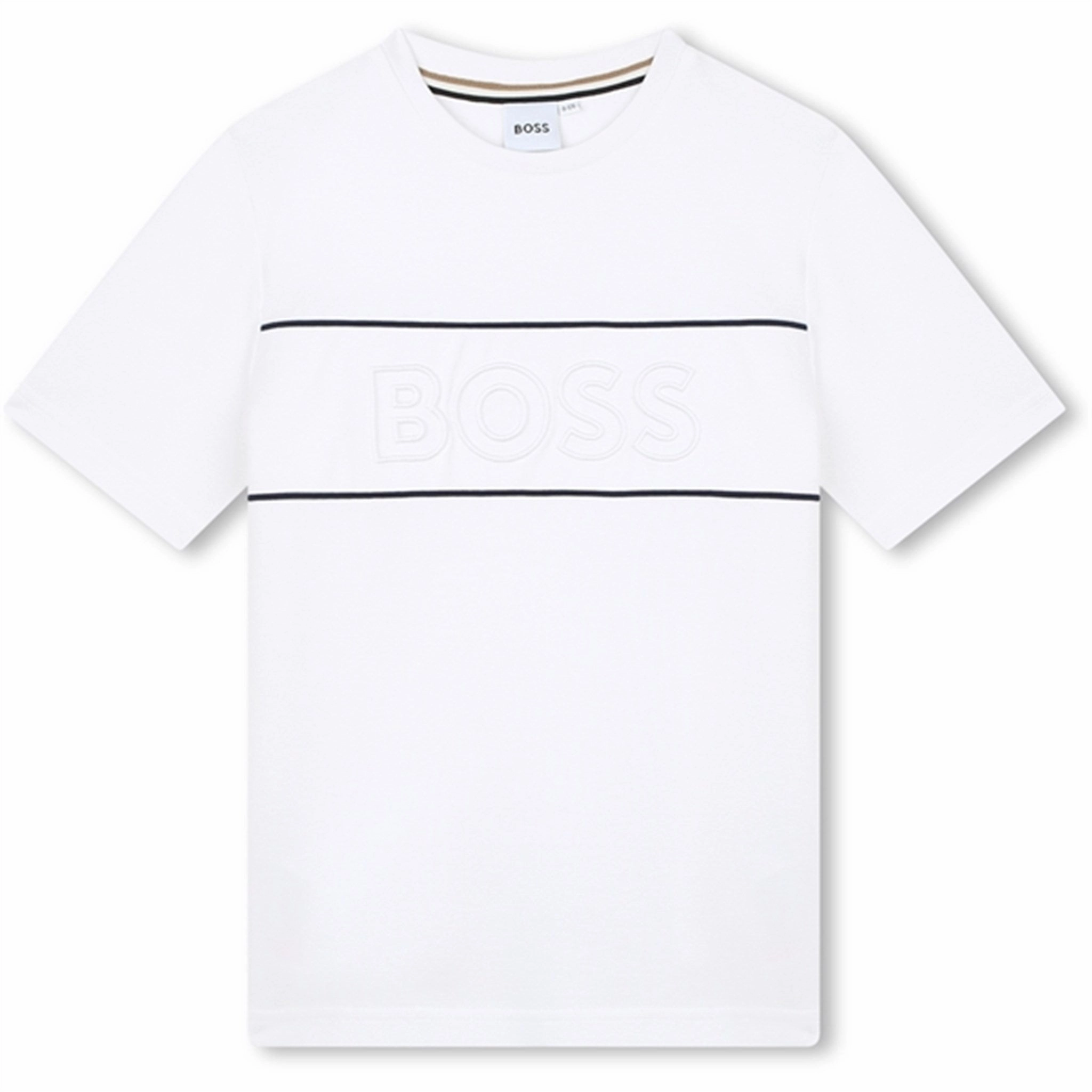 Hugo Boss White T-shirt Trendy popularity