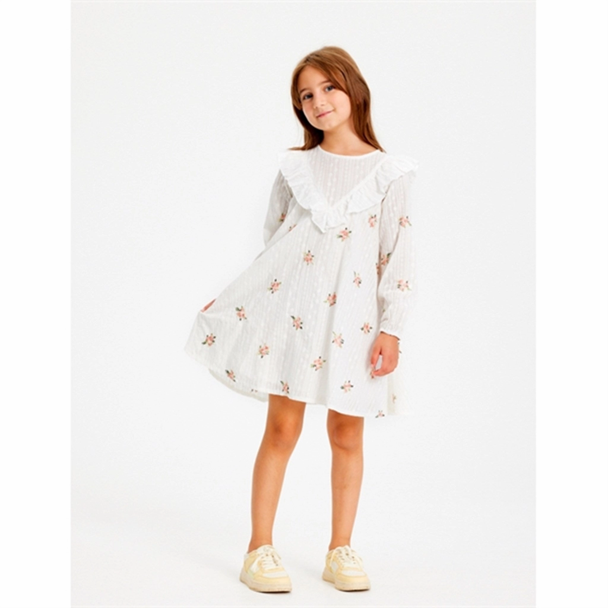 THE NEW White Swan Grace Dress Pure Color