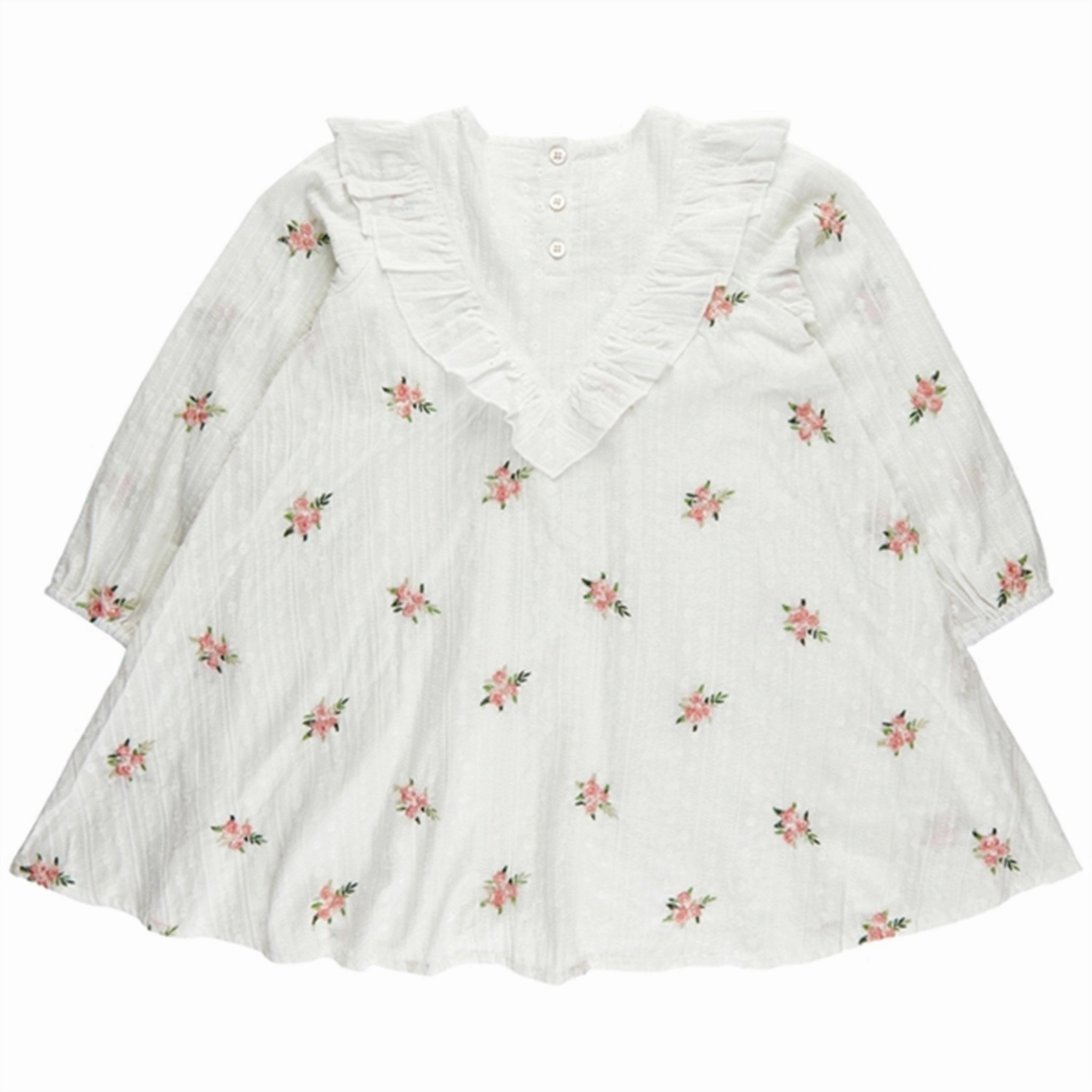 Modern Texture Quiet Luxury THE NEW White Swan Grace Dress