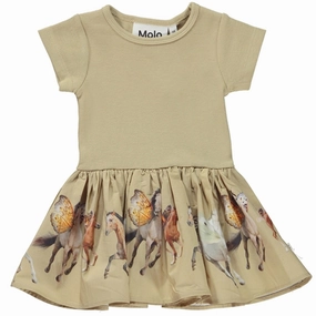 Molo Fairy Ponies Carin Dress Flowy Cut