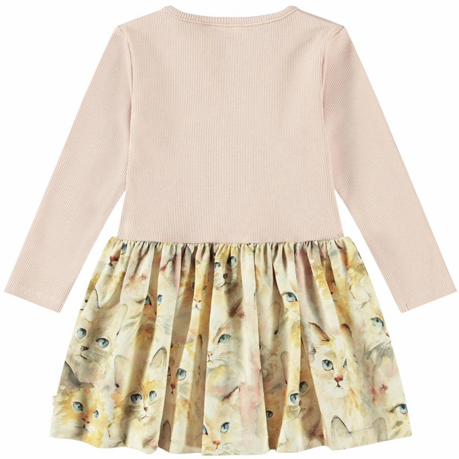 Molo Aquarelle Cats Carel Dress Flowy Texture
