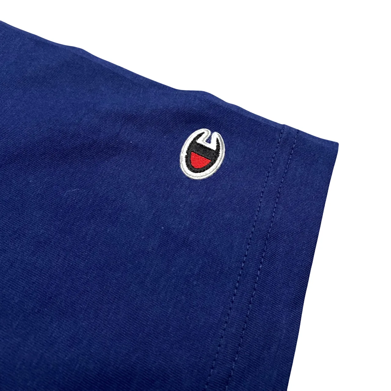 Distressed Hem Finish Champion maglietta manica corta da uomo 220273_BS567 blu