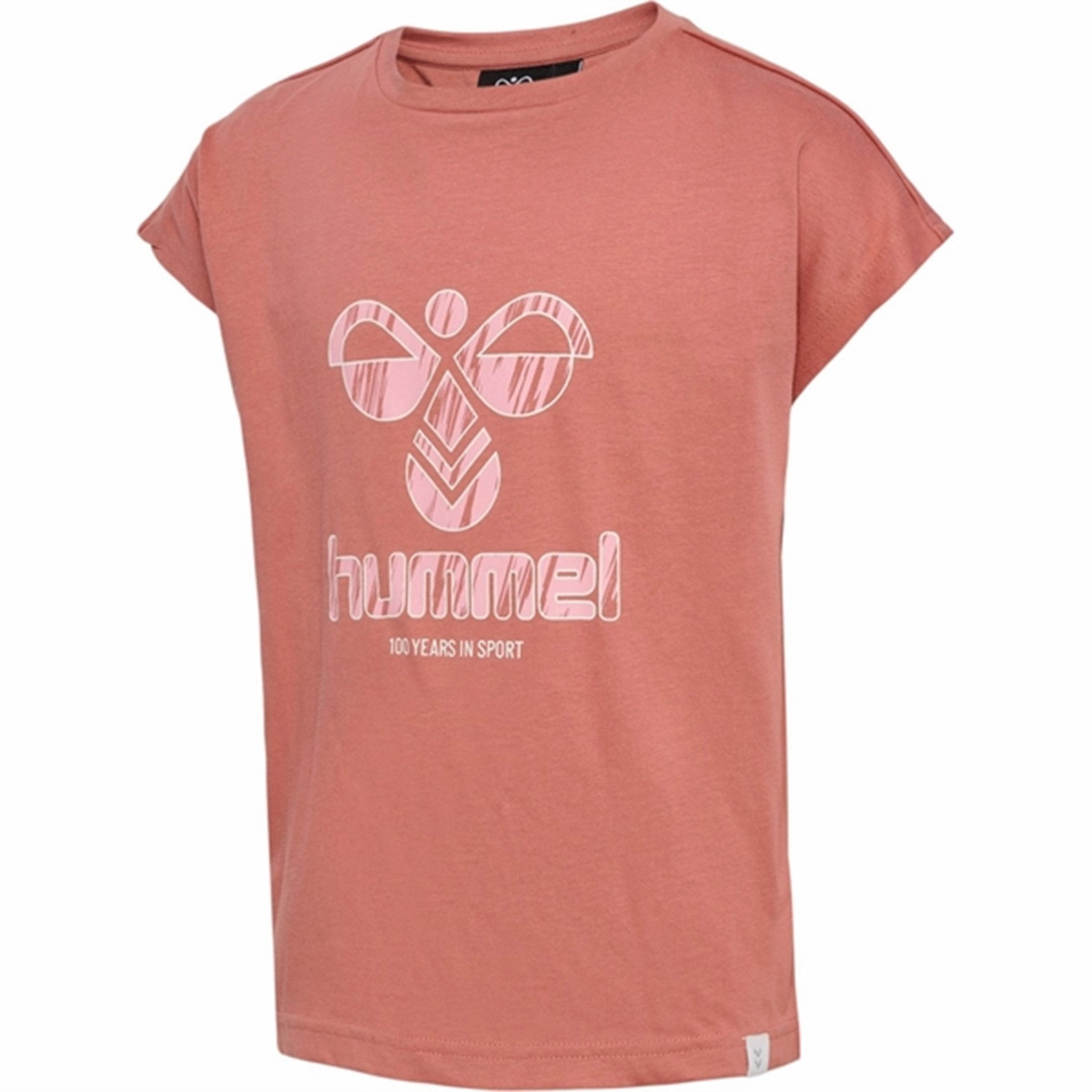 Hummel Canyon Rose Olivia T-shirt S/S kids' Linen blend