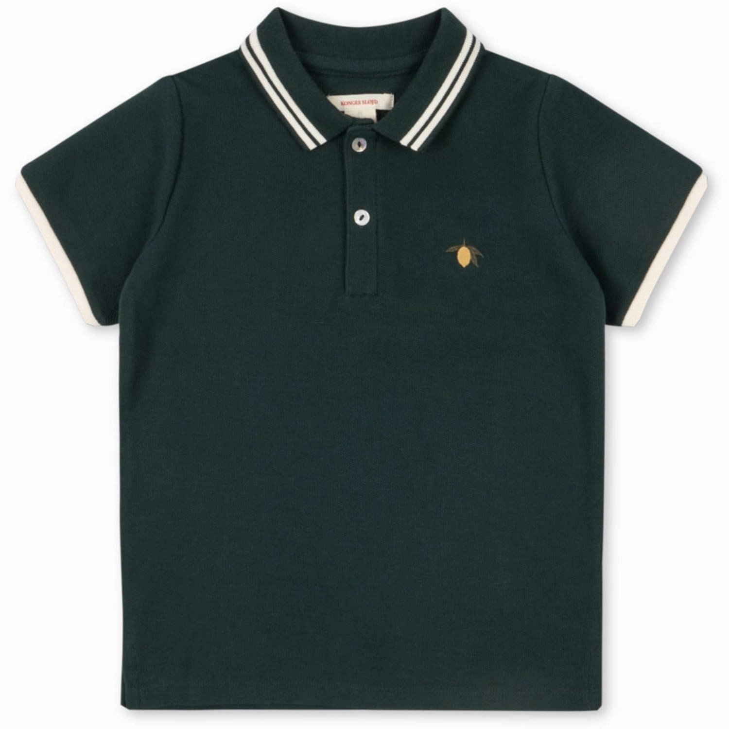 Konges Sl?jd Pine Grove Florian Polo Shirt Gots Eco Dye Technique
