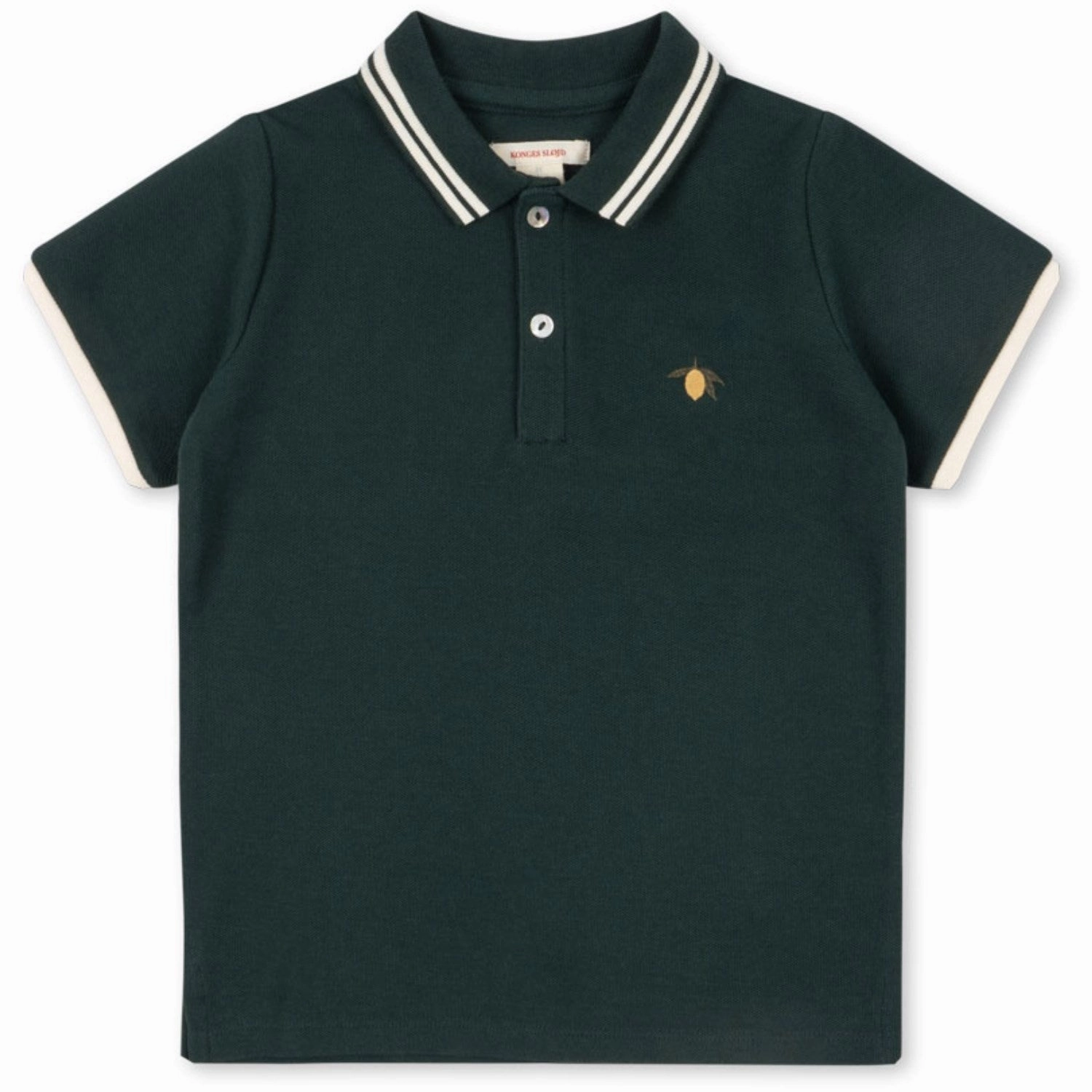 Konges Sl?jd Pine Grove Florian Polo Shirt Gots Reinforced Elasticity Breathable Material