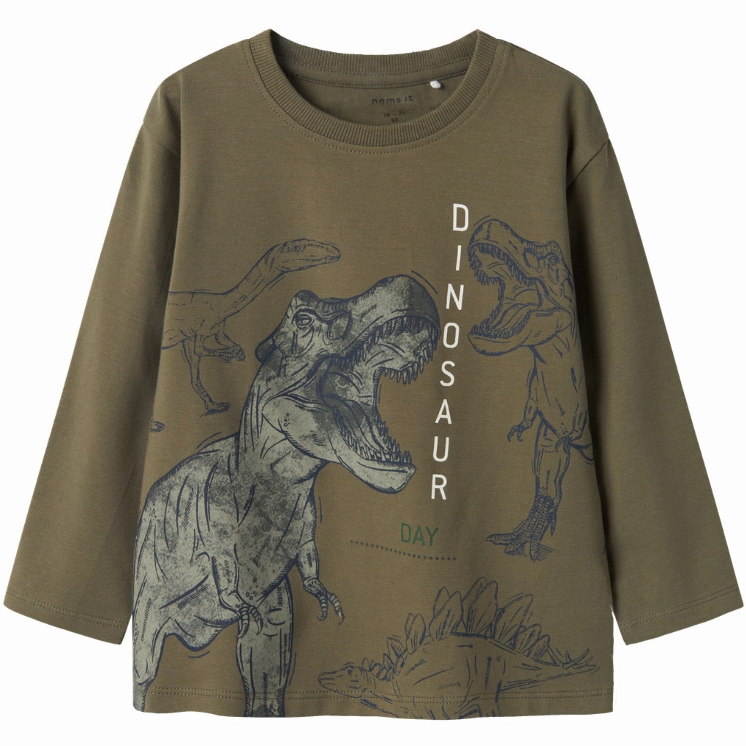 Name It Dusty Olive Benjamino Regular Blouse Holiday Travel